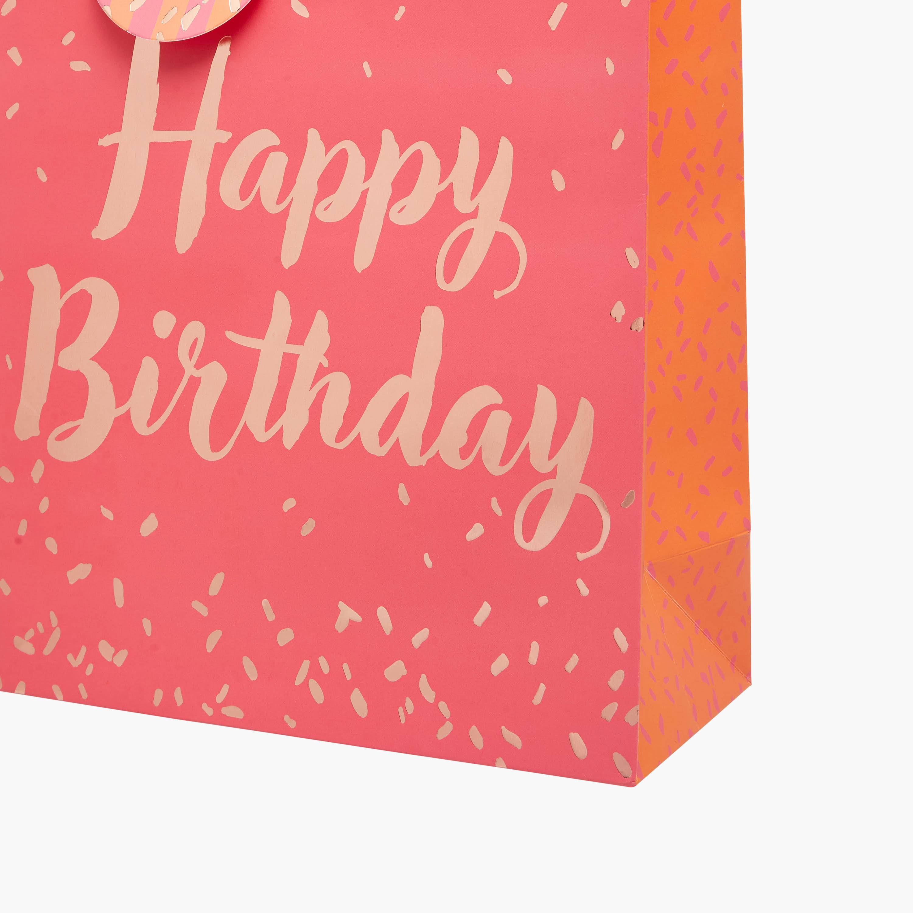 Happy Birthday Print Paper Gift Bag with Tag - 31x12x42 cms-household-giftingaccessories-giftings-image-4