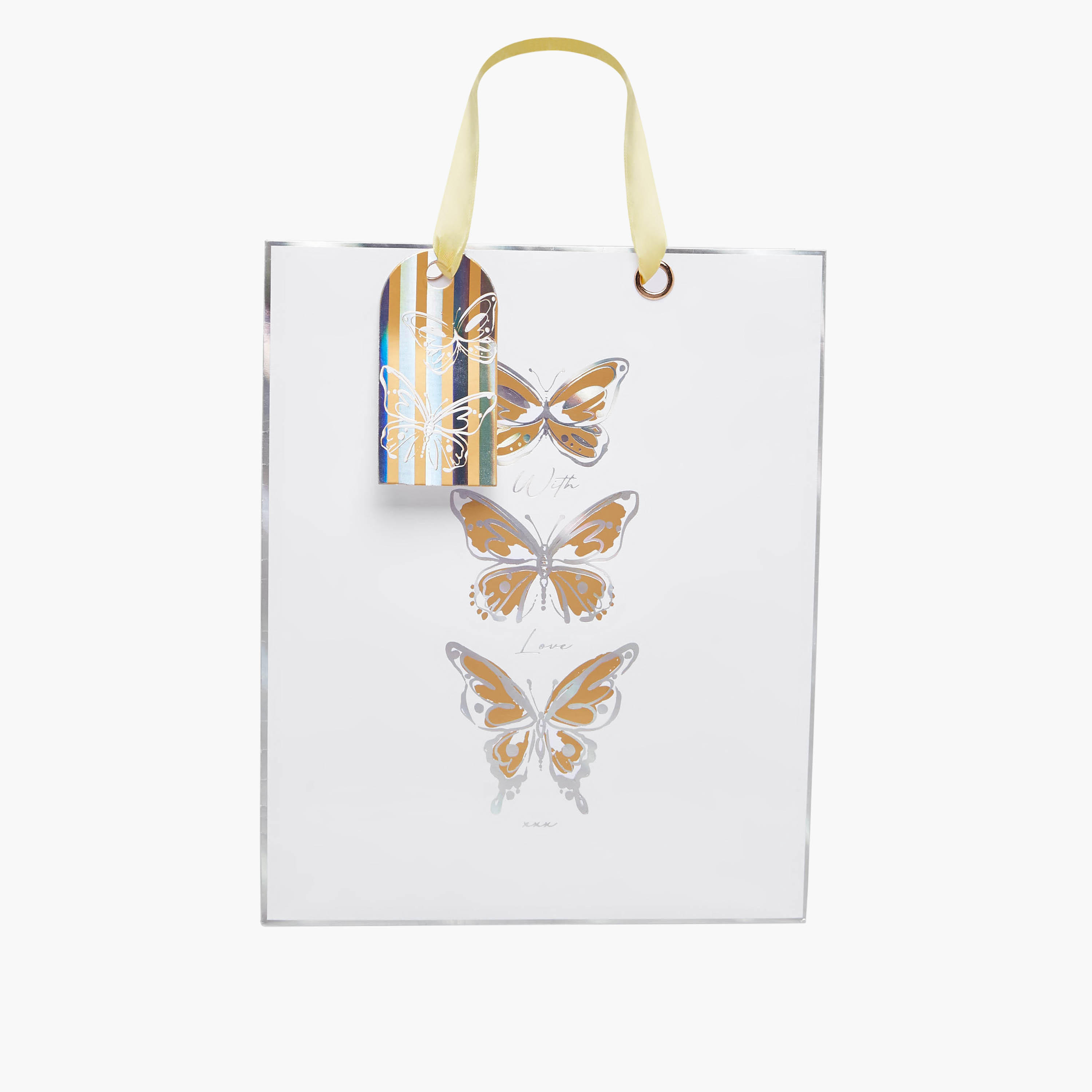 Butterfly Print Paper Gift Bag - 31x12x42 cms-household-giftingaccessories-giftings-image-1