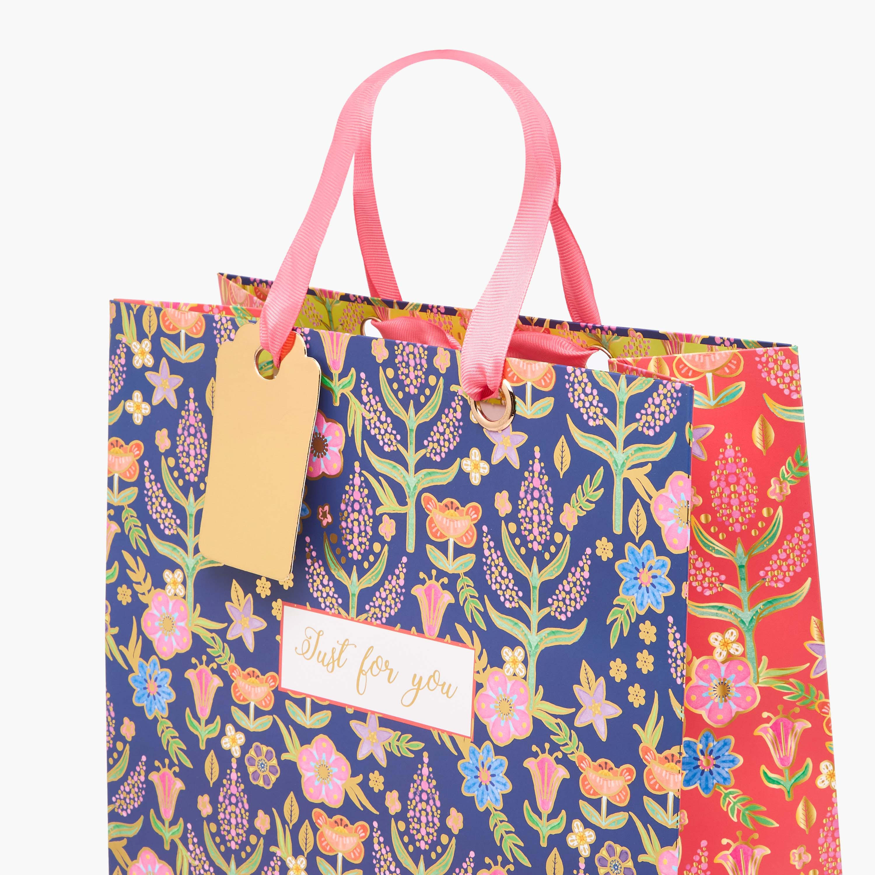 Floral Print Gift Bag-household-giftingaccessories-giftings-image-3