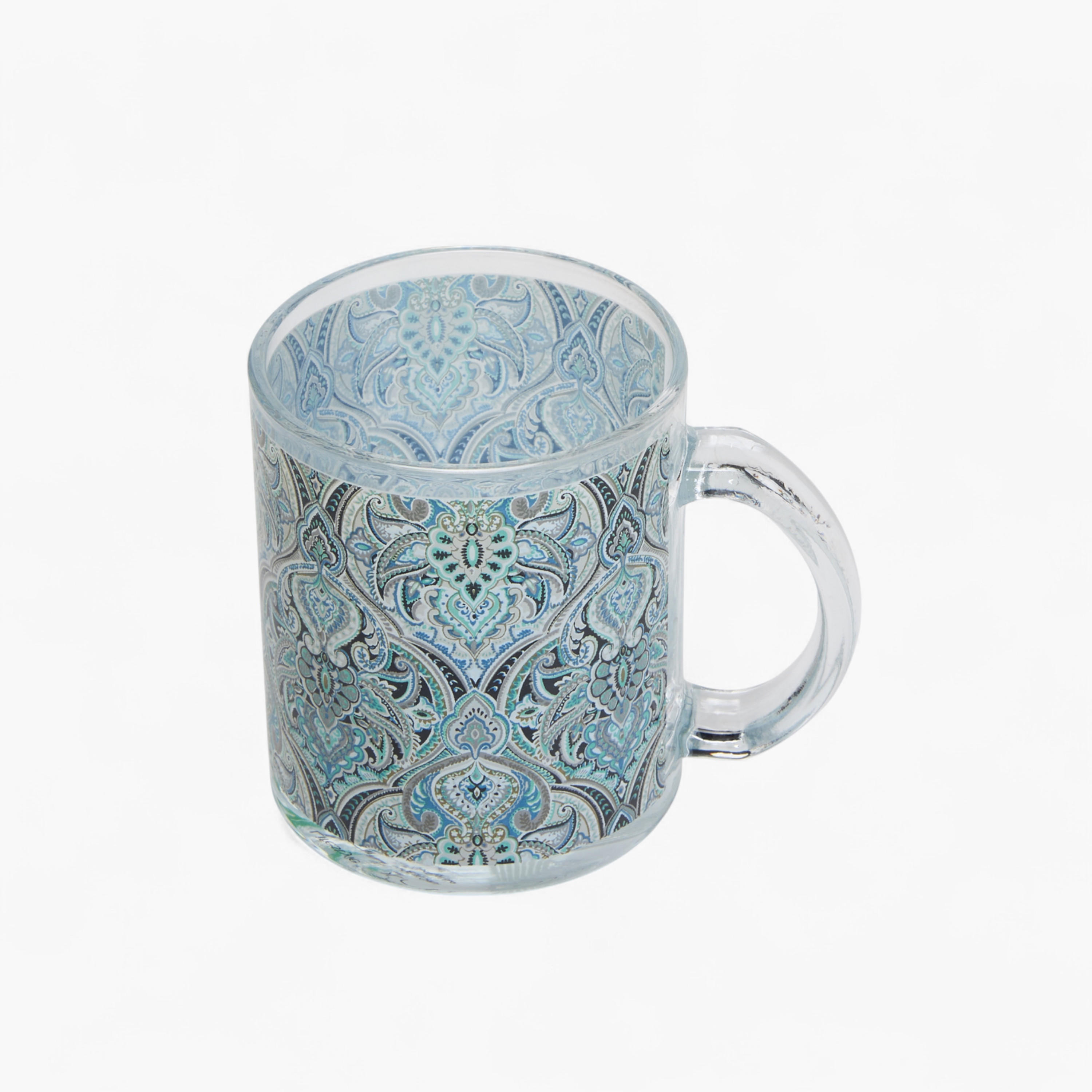Layali Printed Glass Mug with Handle - 310 ml-household-dining-teaandcoffee-mugsandcups-image-2