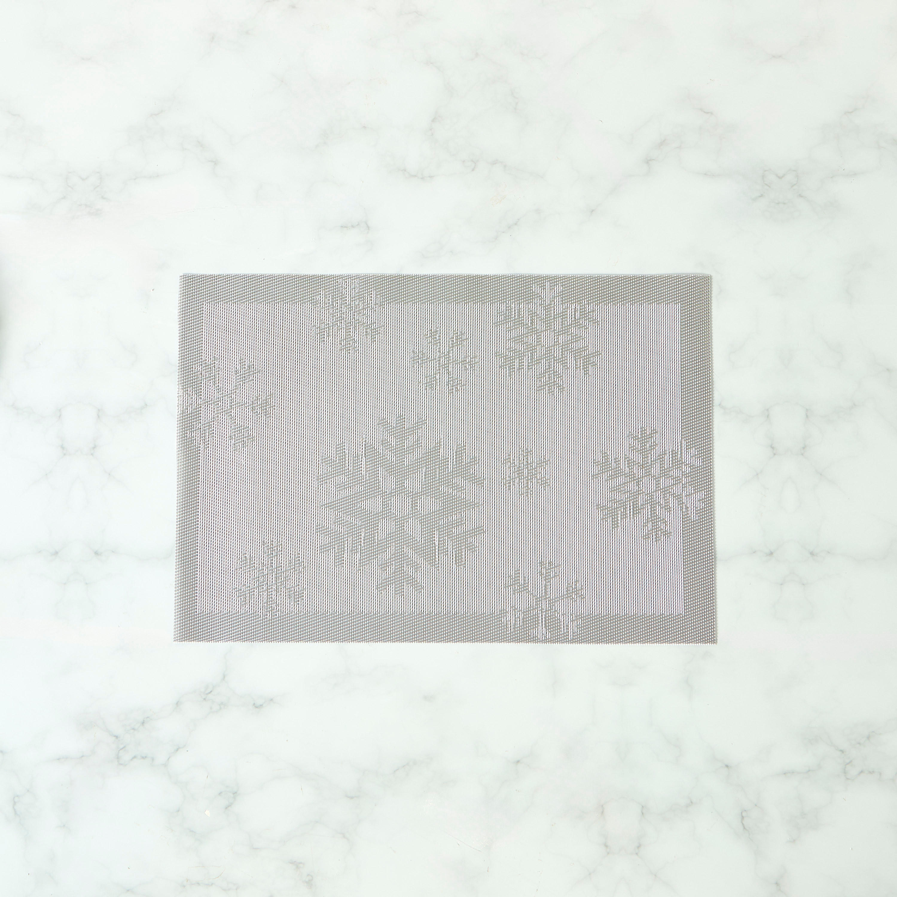 Snowflake Textured 4-Piece Placemat Set-household-dining-tablelinen-placemats-image-3