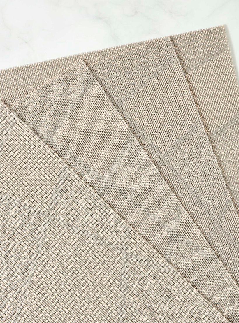 Textured 4-Piece Placemat Set-household-dining-tablelinen-placemats-image-4