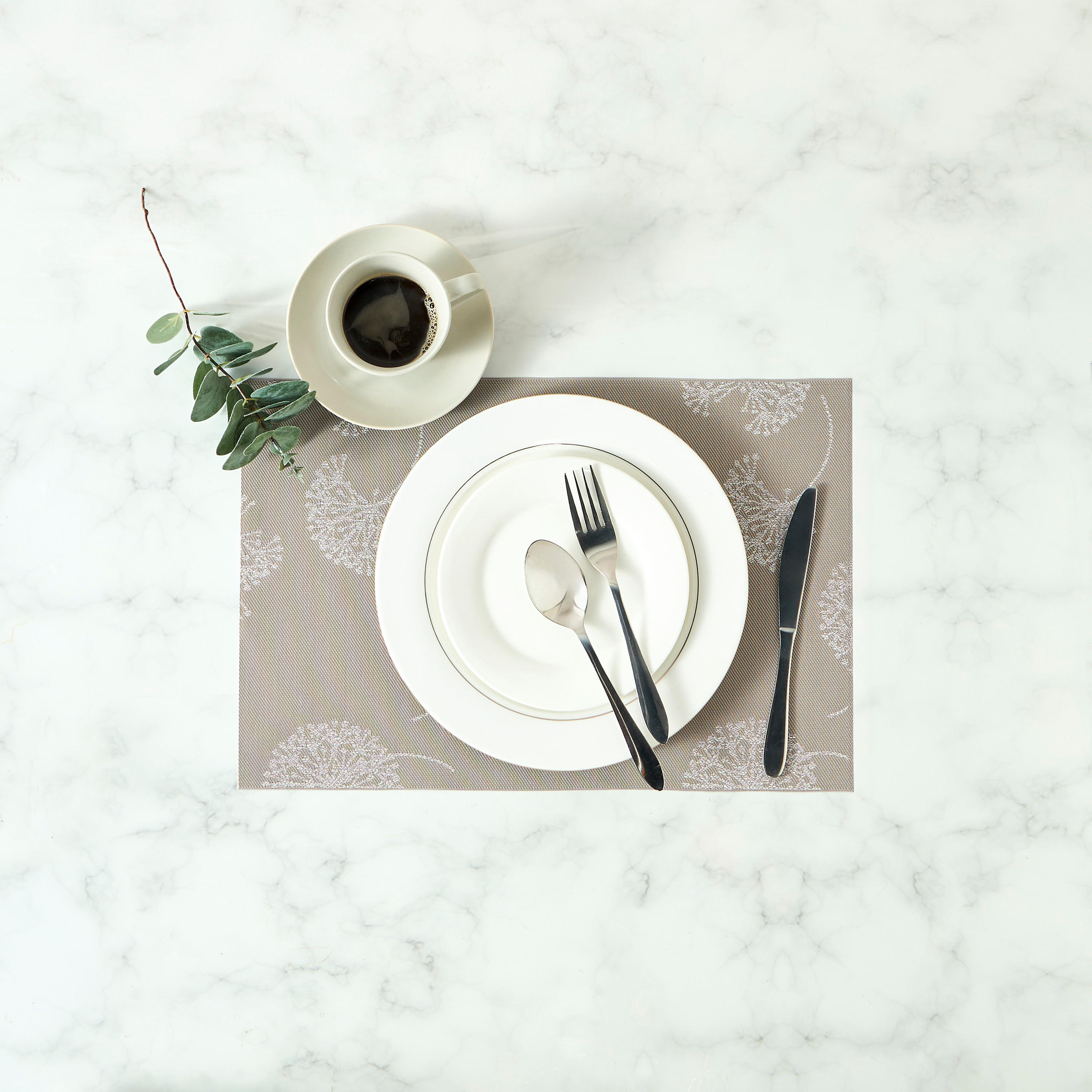 Dandelion Textured 4-Piece Placemat Set-household-dining-tablelinen-placemats-image-2