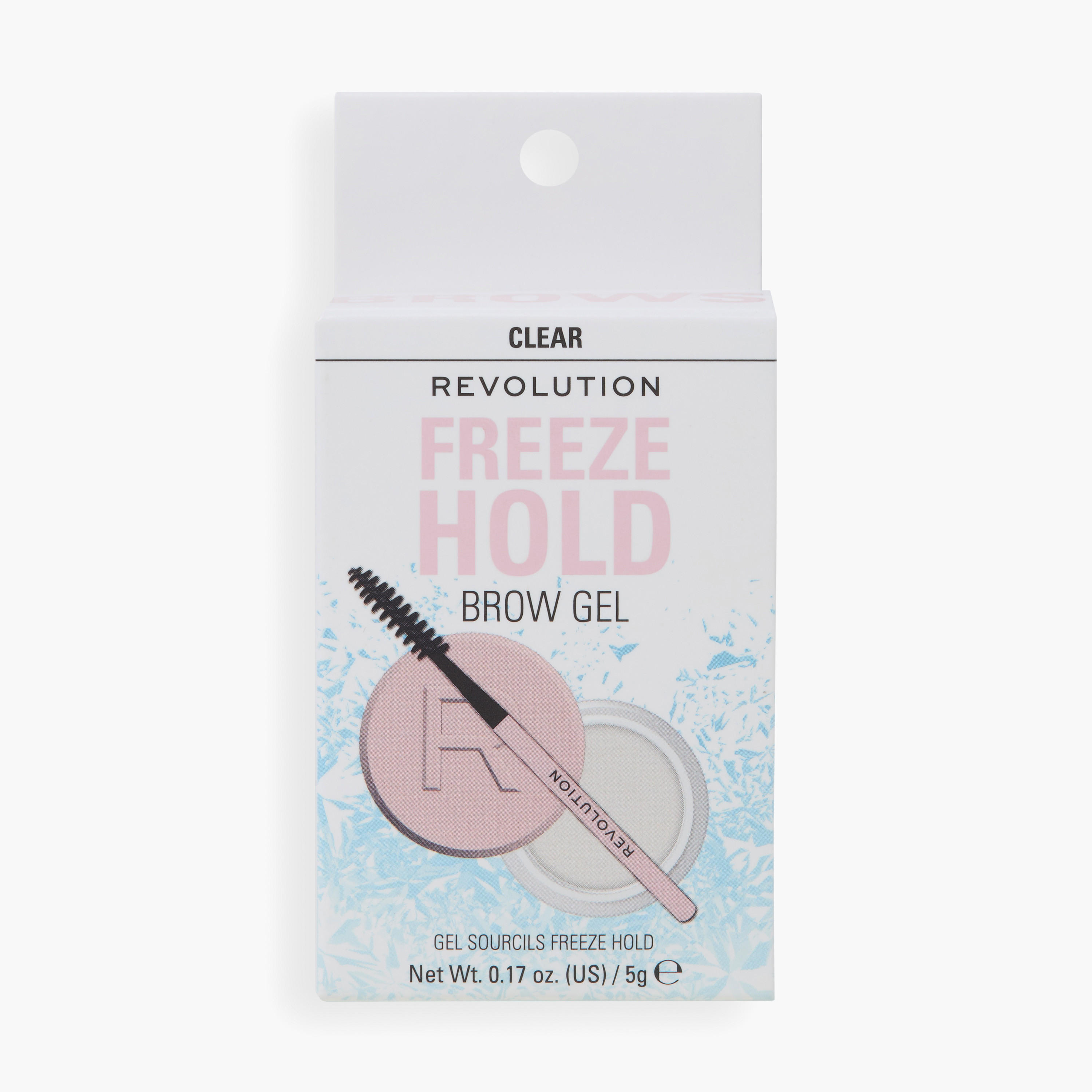 Makeup Revolution Freeze Hold Brow Gel - 5 gms-beautyandpersonalcare-makeup-eyes-eyebrows-image-1