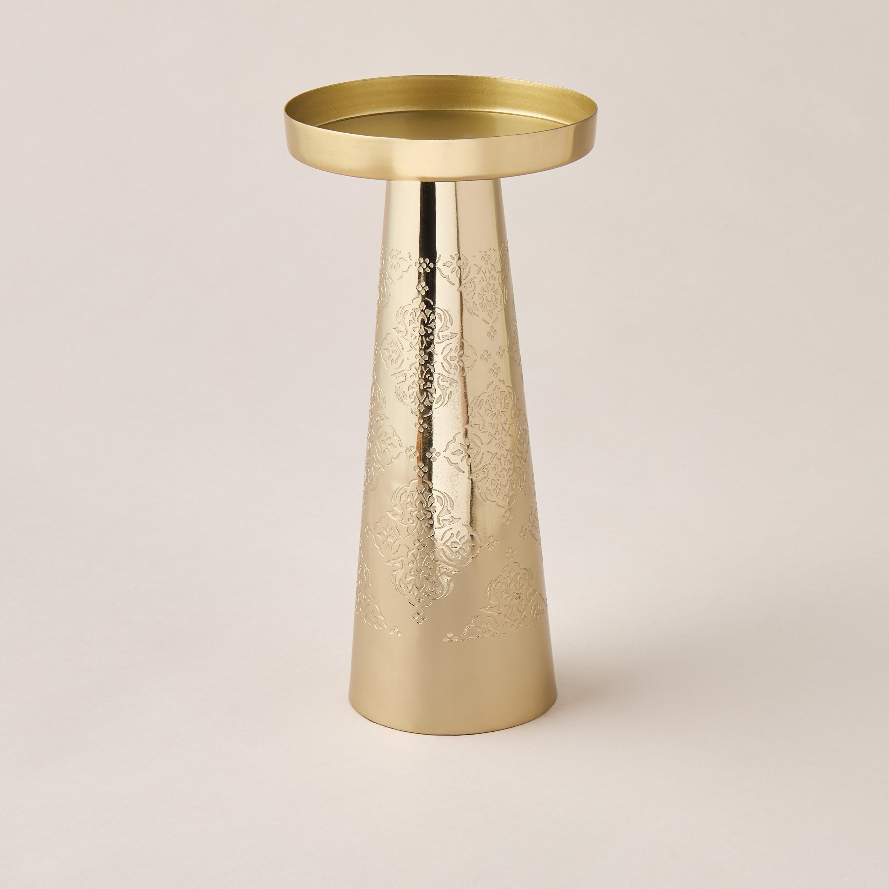 Arabic Design Pillar Candleholder - 21 cm-household-decor-candleholdersandlanterns-image-3