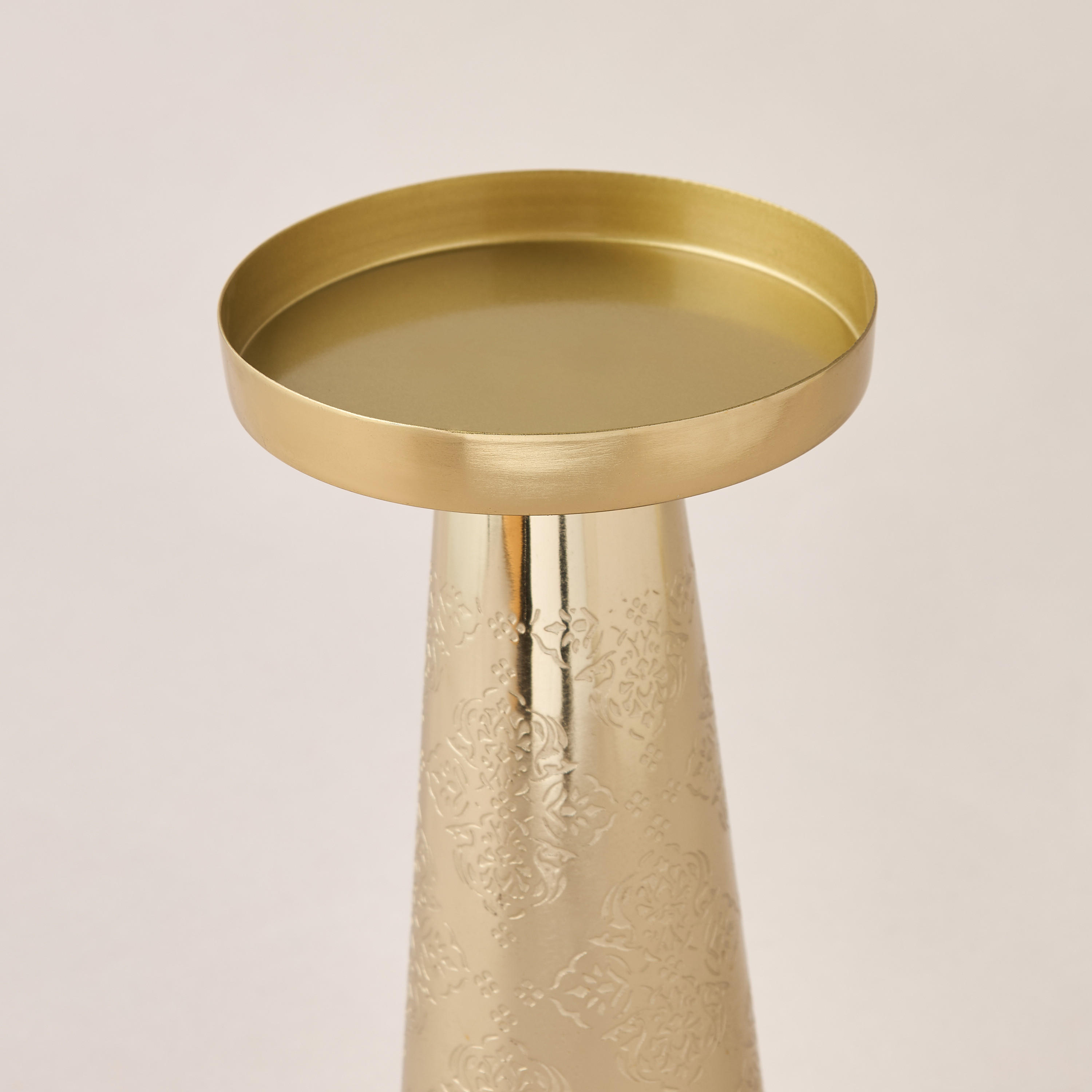 Arabic Design Pillar Candleholder - 21 cm-household-decor-candleholdersandlanterns-image-4