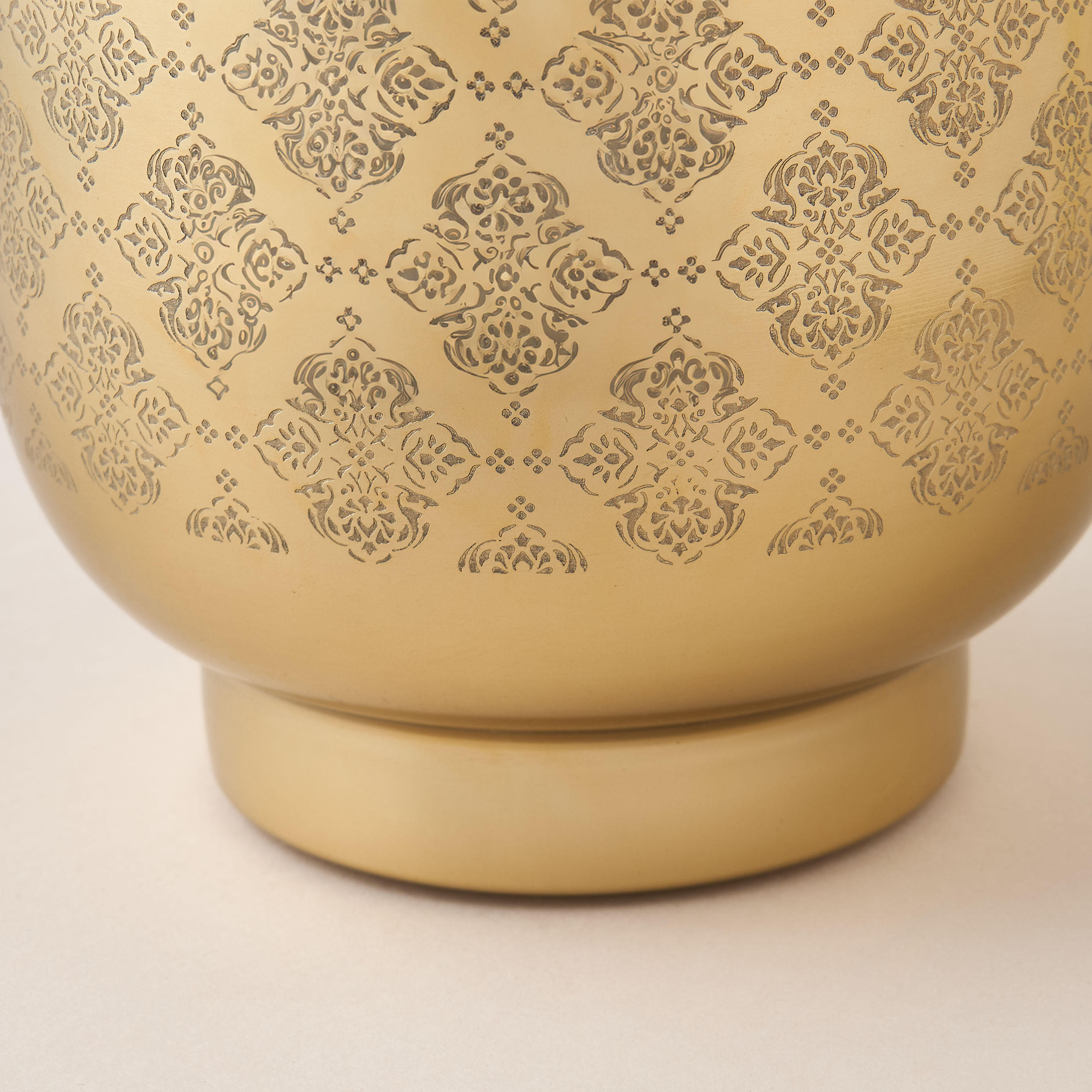 Arabic Design Metallic Planter - 15 cms-household-gardenandoutdoor-potsandplanters-image-5