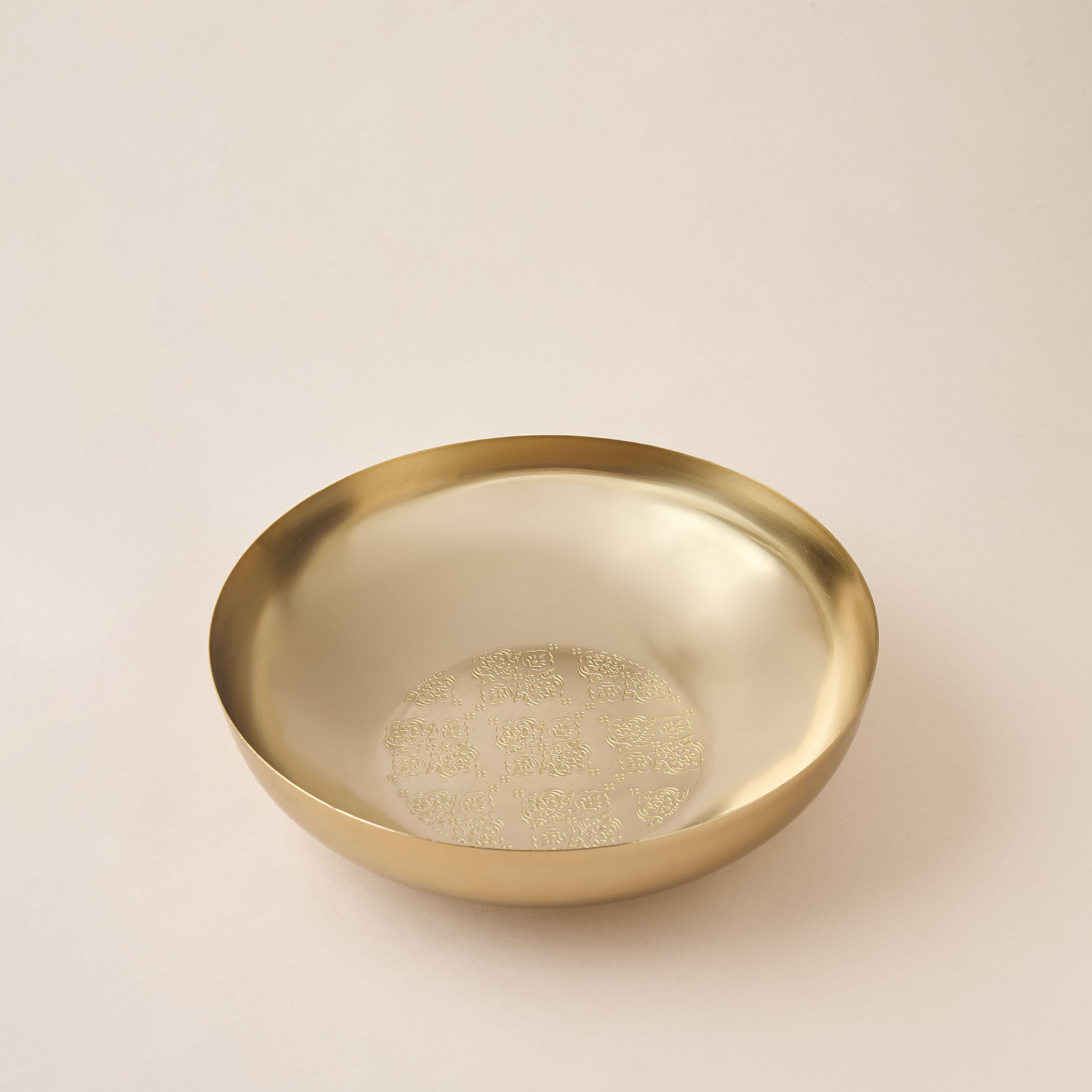 Embossed Metal Bowl-household-decor-vasesandbowls-image-3
