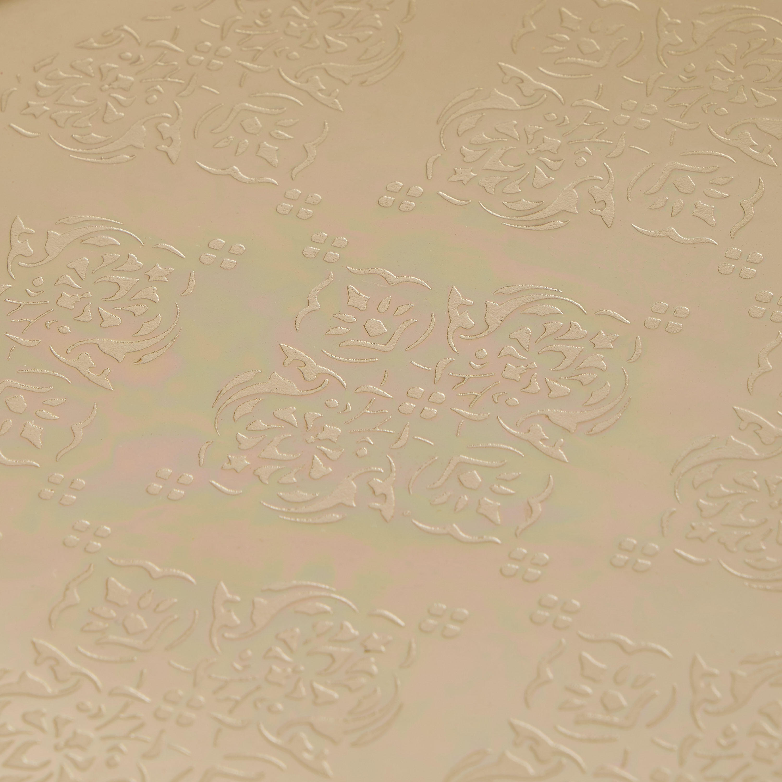 Floral Etched Decorative Tray - 25 cms-household-decor-boxesandtrays-image-4