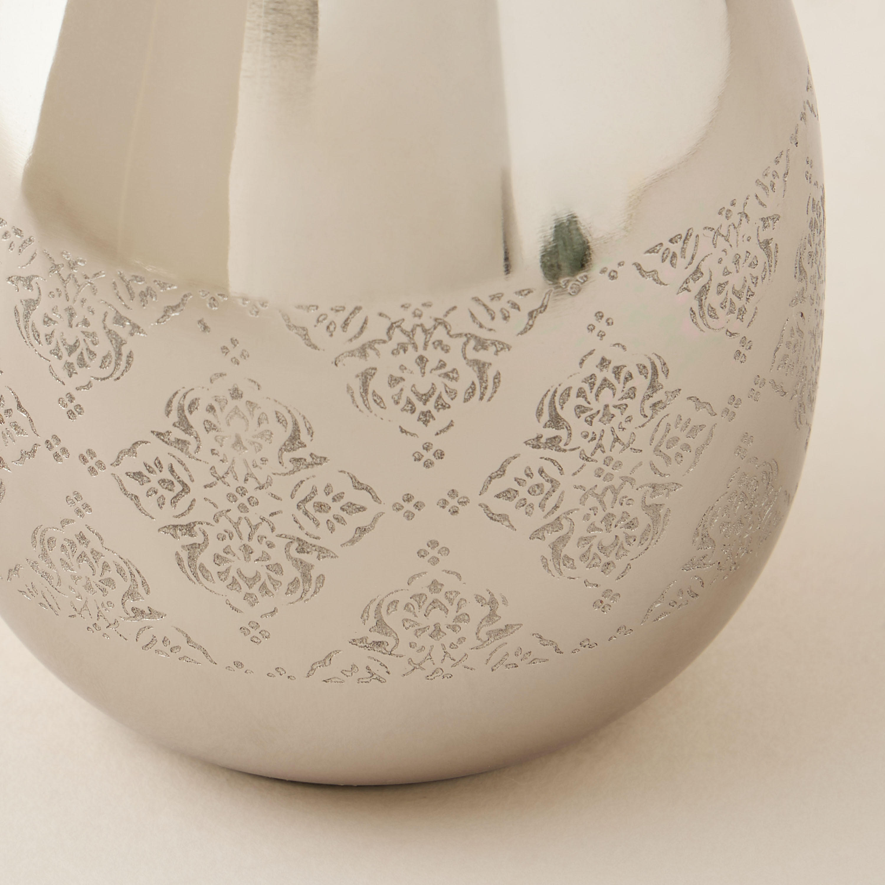 Floral Etched Vase - 10 cms-household-decor-vasesandbowls-image-5