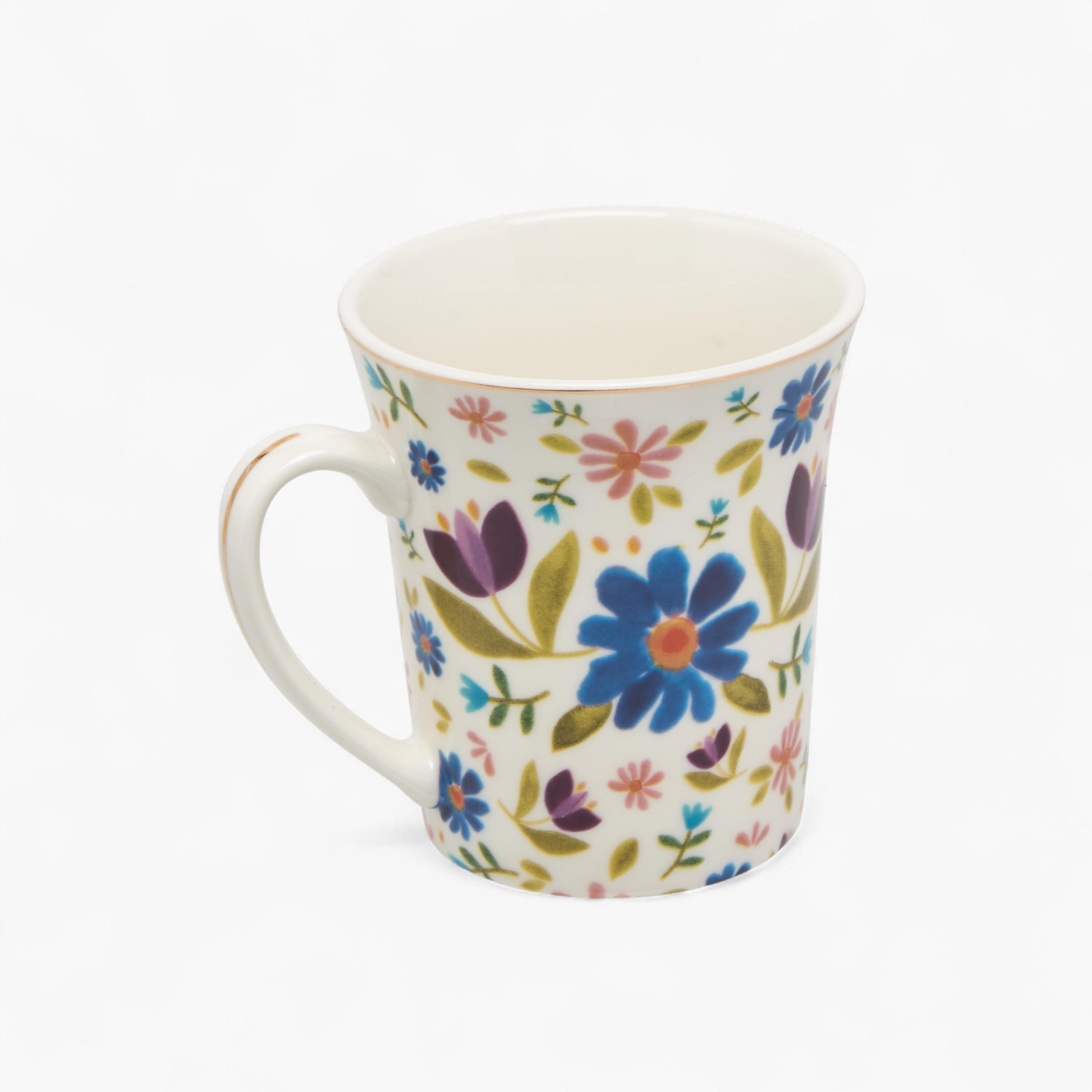 Sylvara New Bone China Mug with Handle - 300 ml-household-dining-teaandcoffee-mugsandcups-image-4