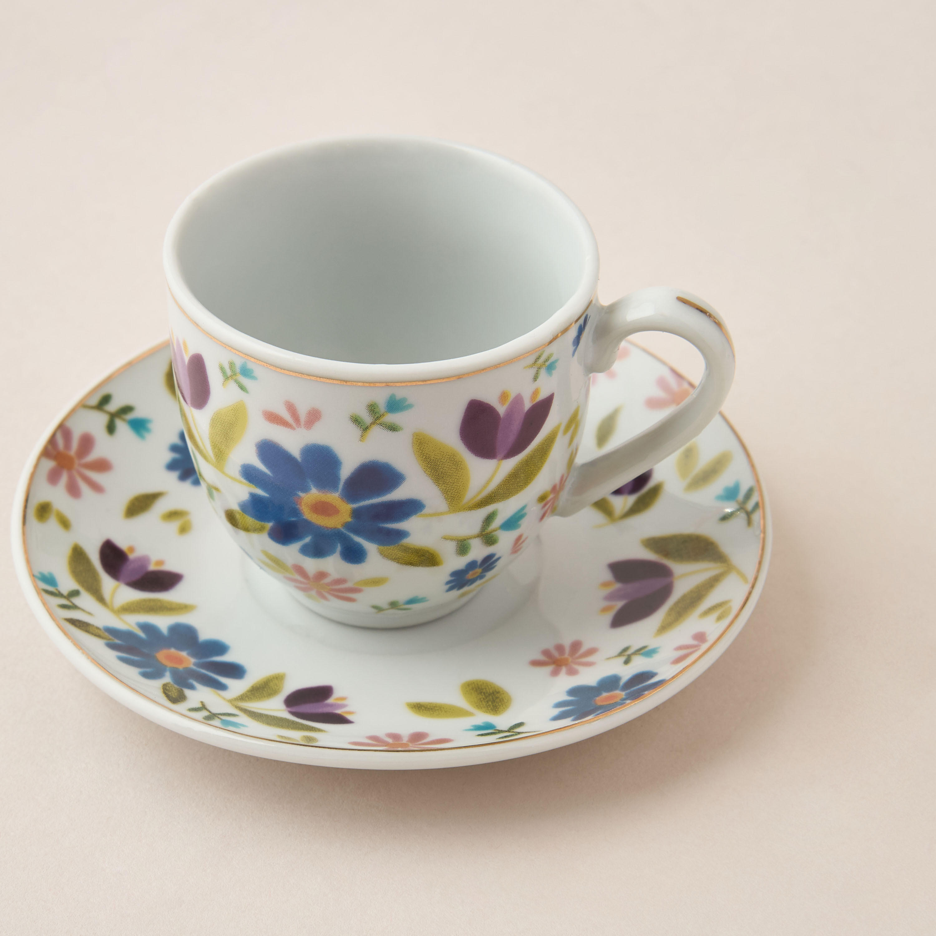 Sylvara 12-Piece Porcelain Cup and Saucer Set - 90 ml-household-dining-teaandcoffee-teaandcoffeesets-image-3