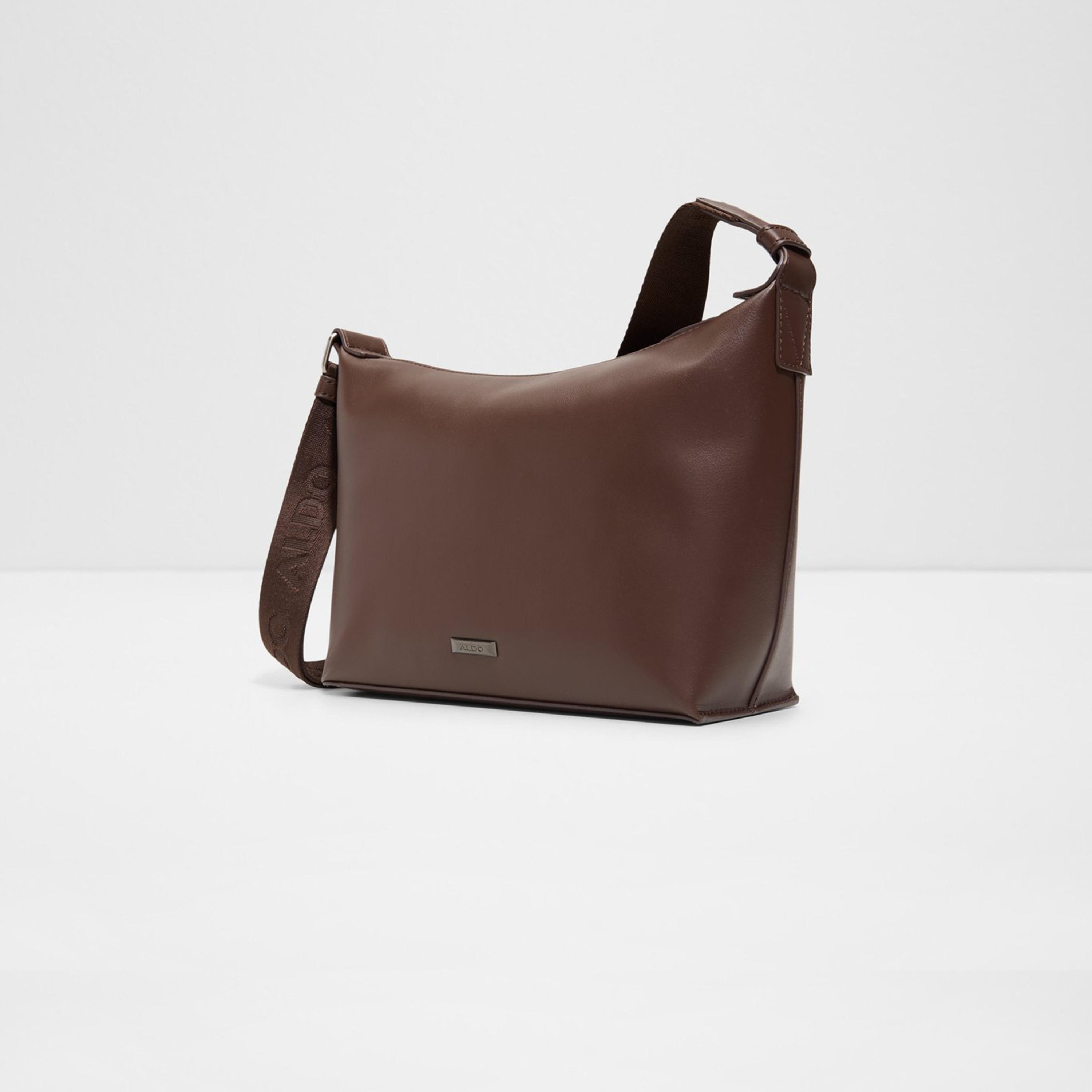 ألدو- شنطة كروس  سادة ألدروود مع سحاب إغلاق وحزام قابل للتعديل-men-bags-image-6
