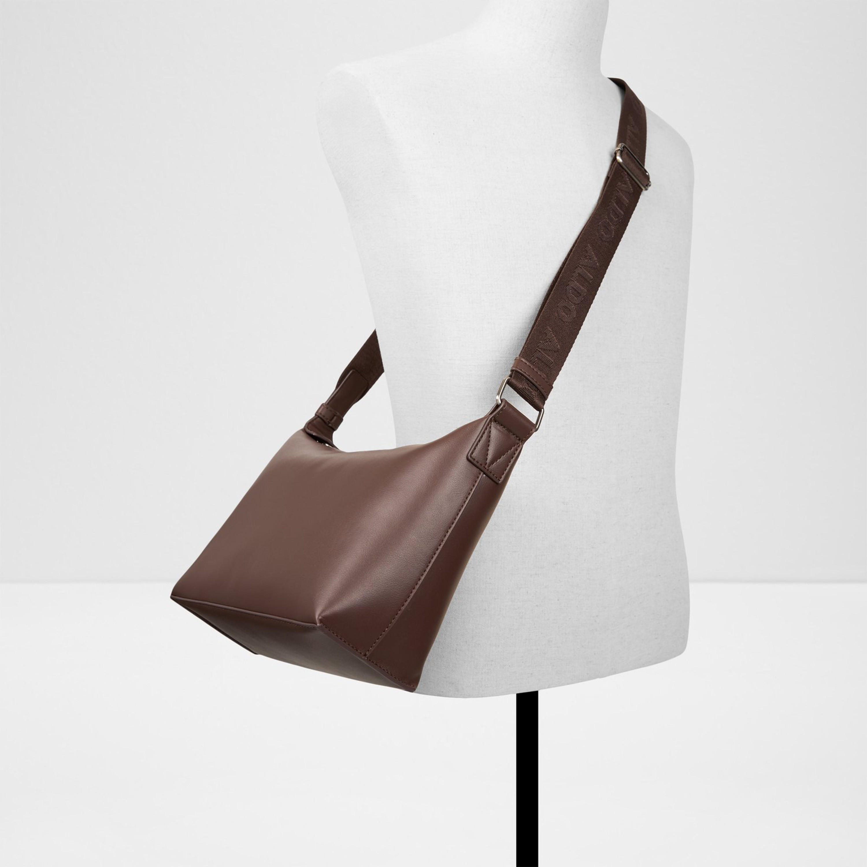 ألدو- شنطة كروس  سادة ألدروود مع سحاب إغلاق وحزام قابل للتعديل-men-bags-image-8