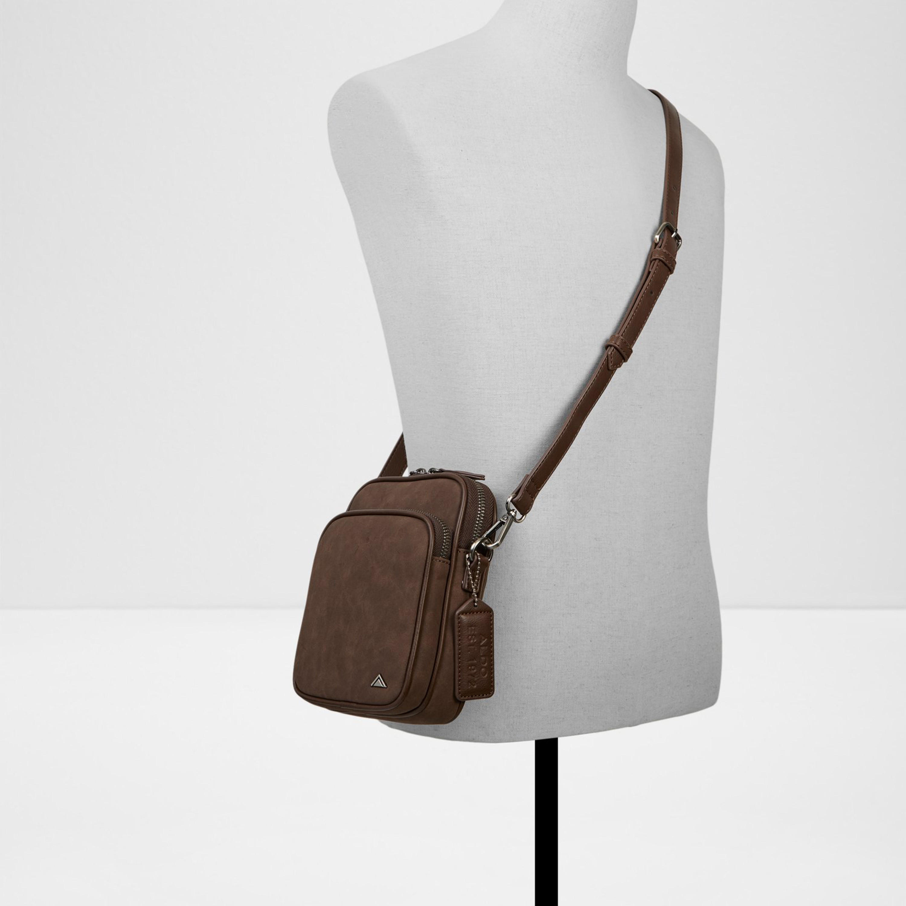 Aldo Thompso Crossbody Bag with Zipper and Adjustable Strap-men-bags-image-4
