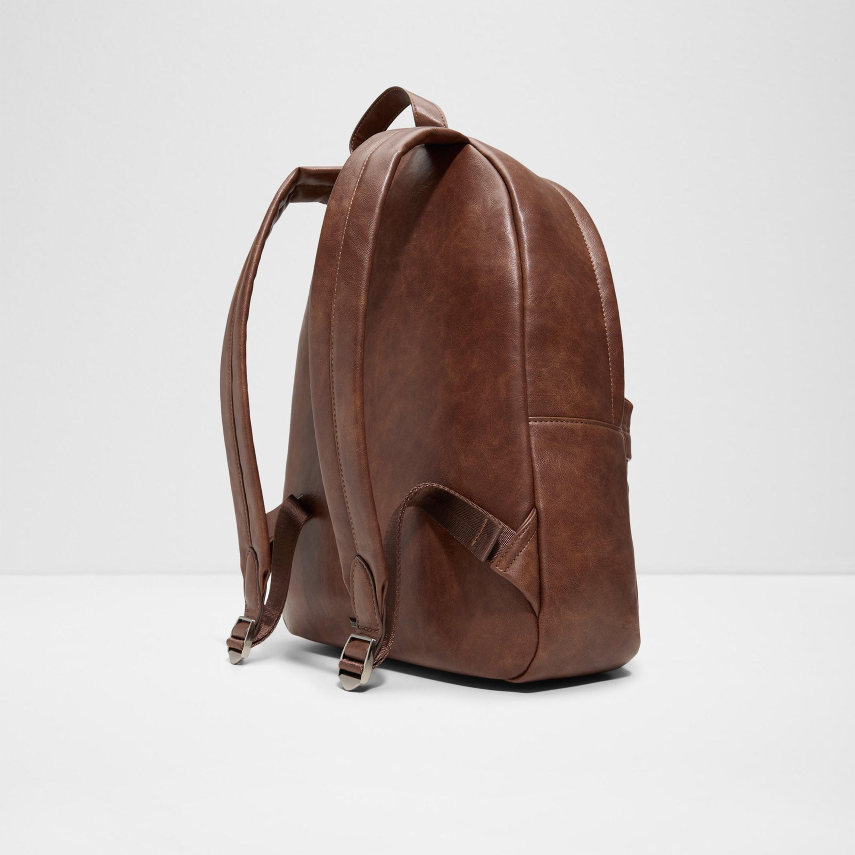 ألدو- شنطة ظهر ماثو سادة بمقبض علوي مع سحاب للإغلاق وحزام قابل للتعديل-travel-luggagesandbags-backpacks-image-1