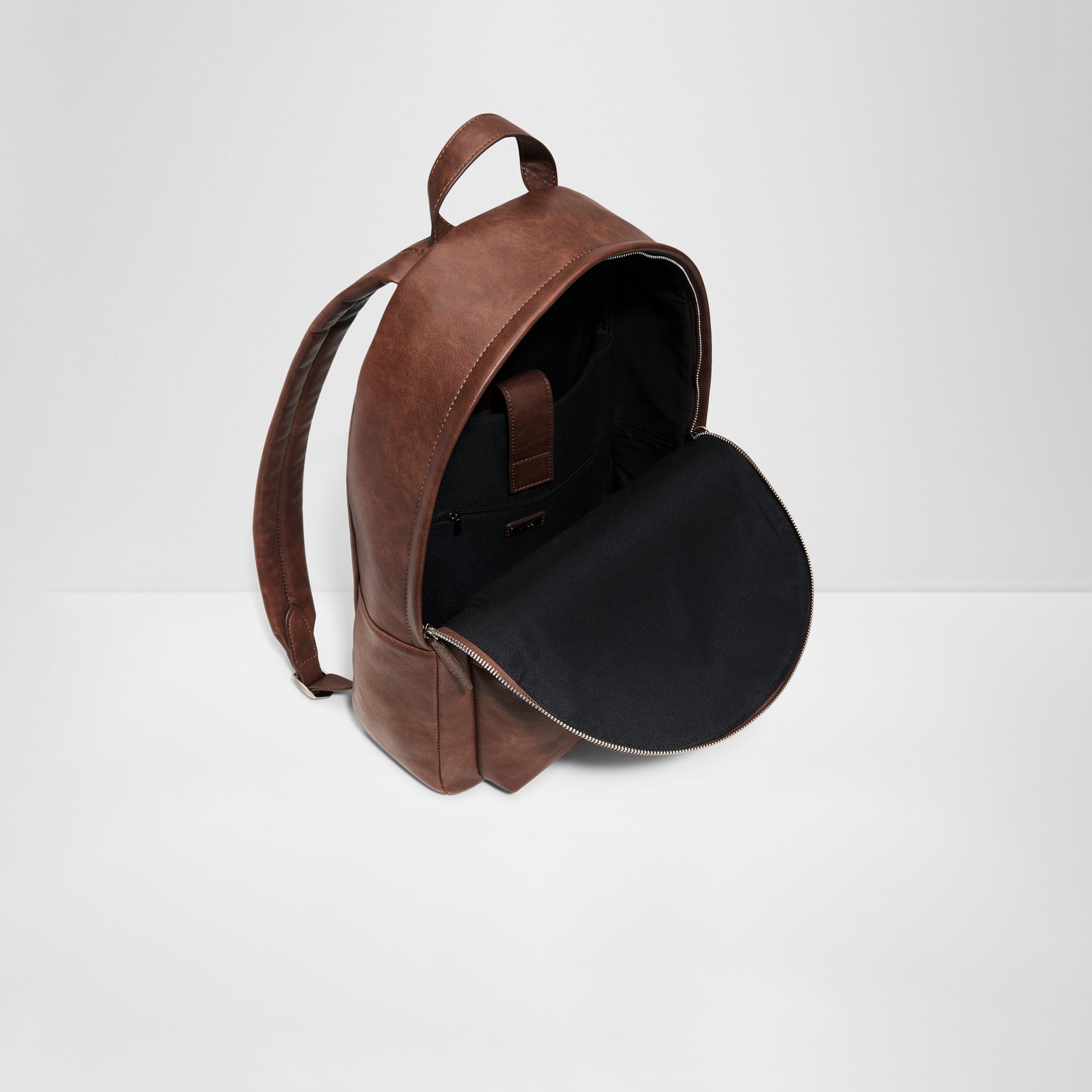 ألدو- شنطة ظهر ماثو سادة بمقبض علوي مع سحاب للإغلاق وحزام قابل للتعديل-travel-luggagesandbags-backpacks-image-11