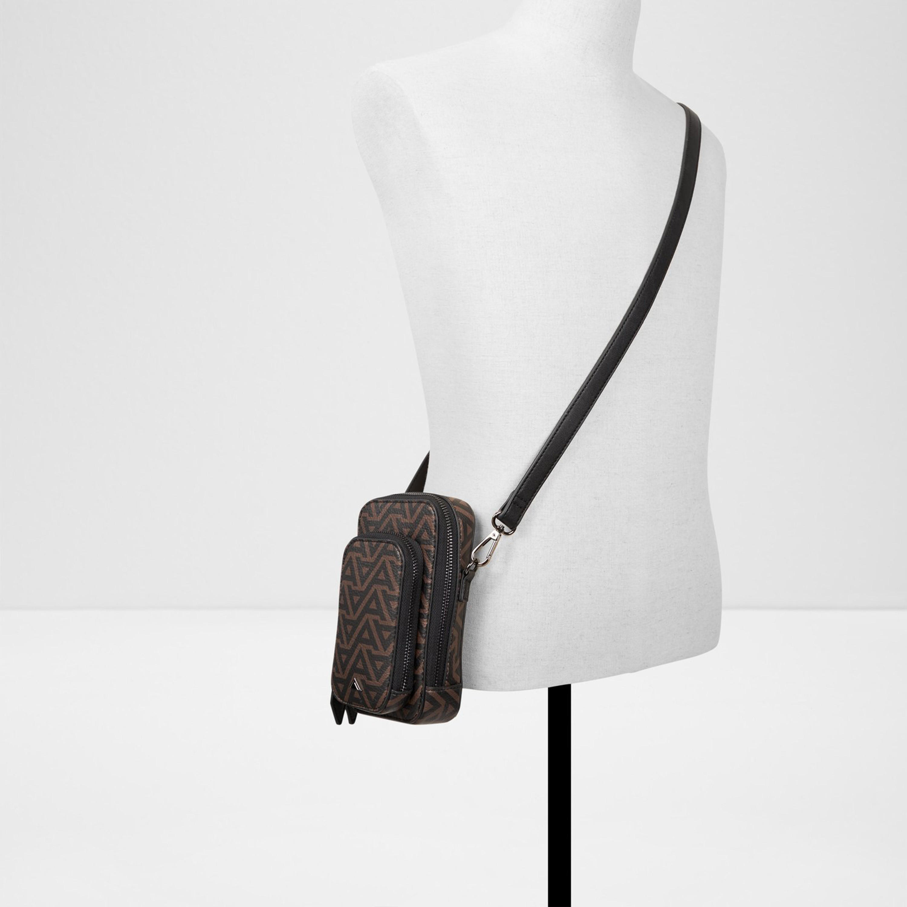 Aldo Erered Crossbody Bag with Zipper and Adjustable Strap-men-bags-image-4