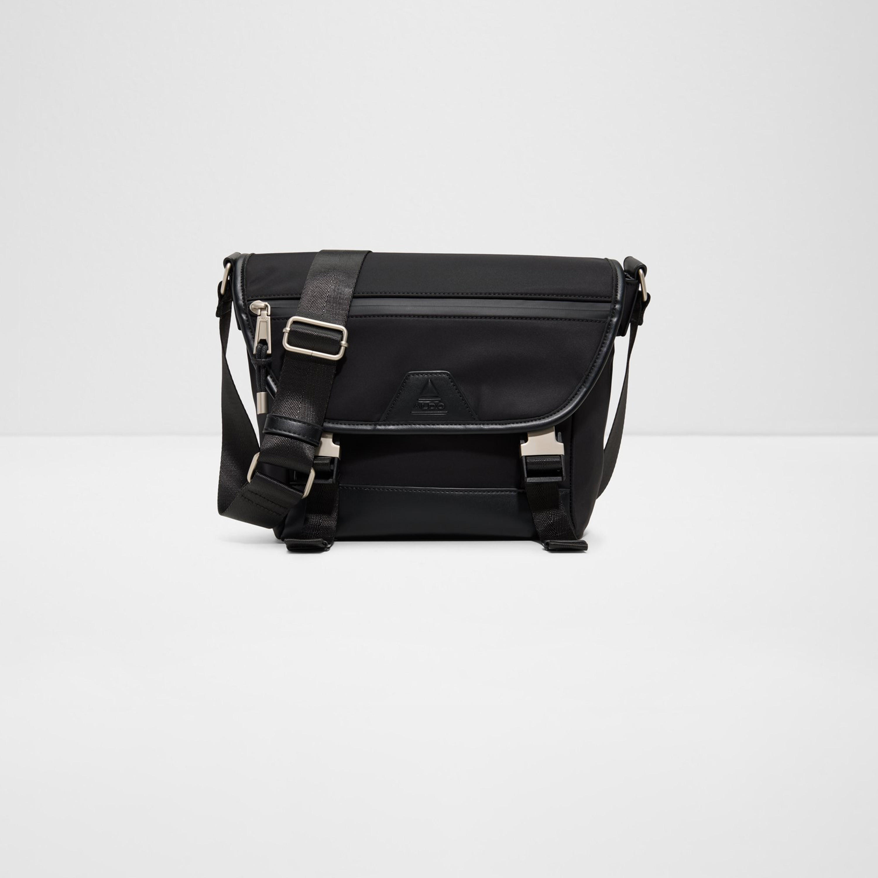 Aldo Melinnor Crossbody Bag with Flap Closure and Adjustable Strap-men-bags-image-1