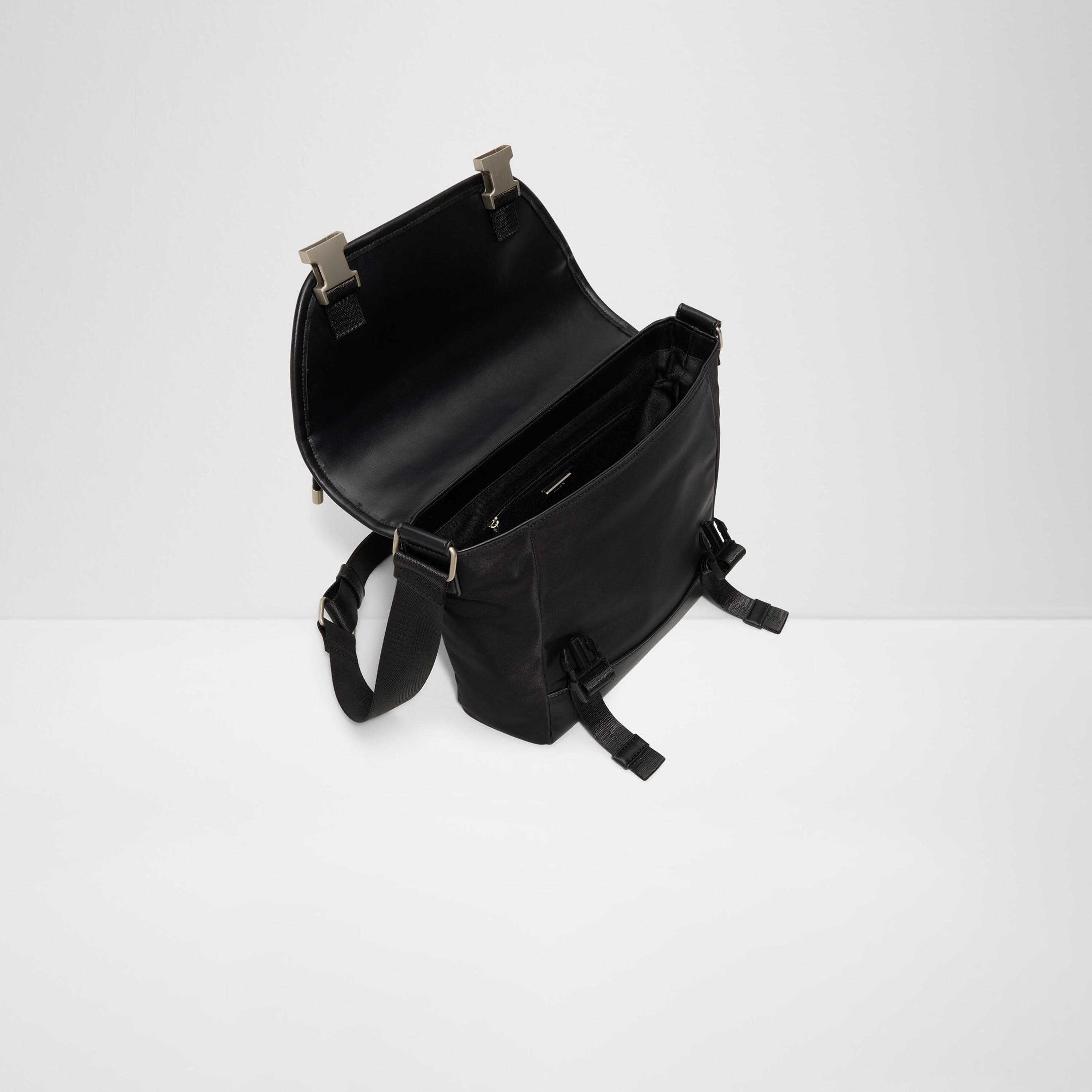 Aldo Melinnor Crossbody Bag with Flap Closure and Adjustable Strap-men-bags-image-3