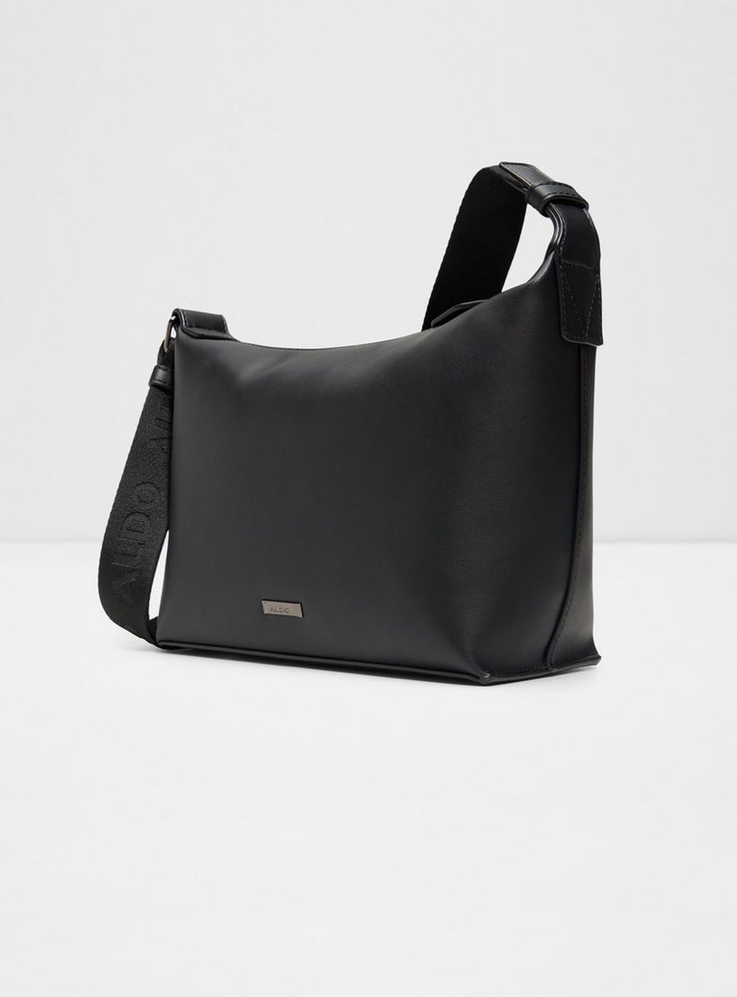 ألدو- شنطة كروس سادة ألدروود مع سحاب إغلاق وحزام قابل للتعديل-men-bags-image-2