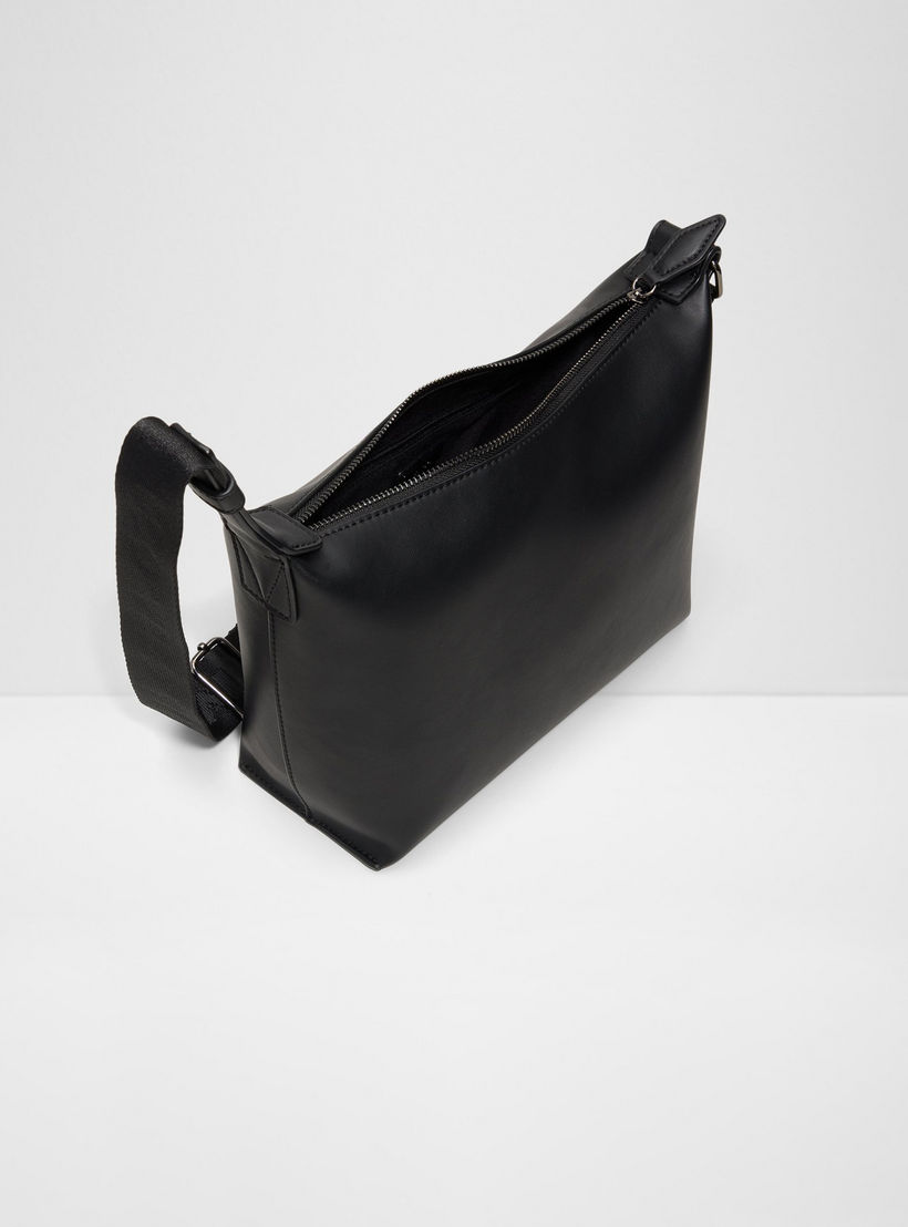 ألدو- شنطة كروس سادة ألدروود مع سحاب إغلاق وحزام قابل للتعديل-men-bags-image-3