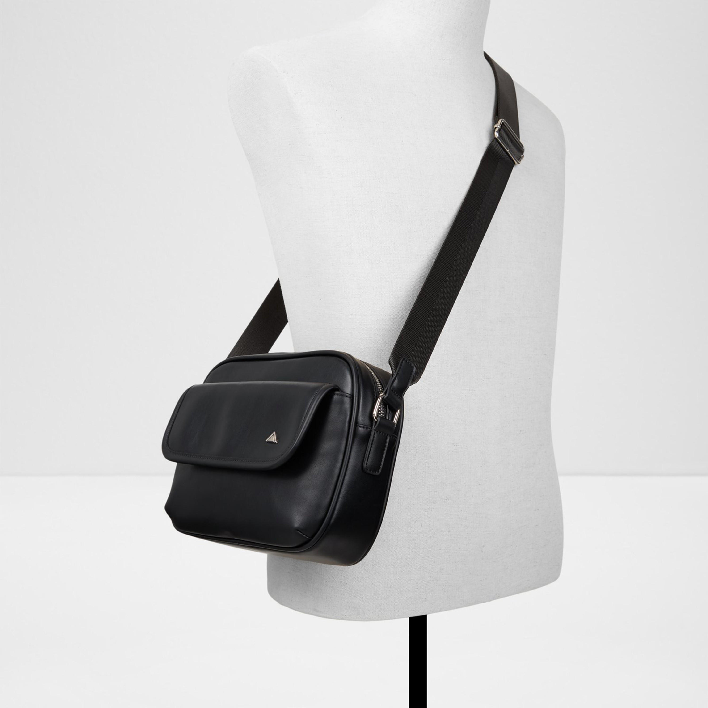 Aldo Gustel Crossbody Bag with Zipper and Adjustable Strap-men-bags-image-4