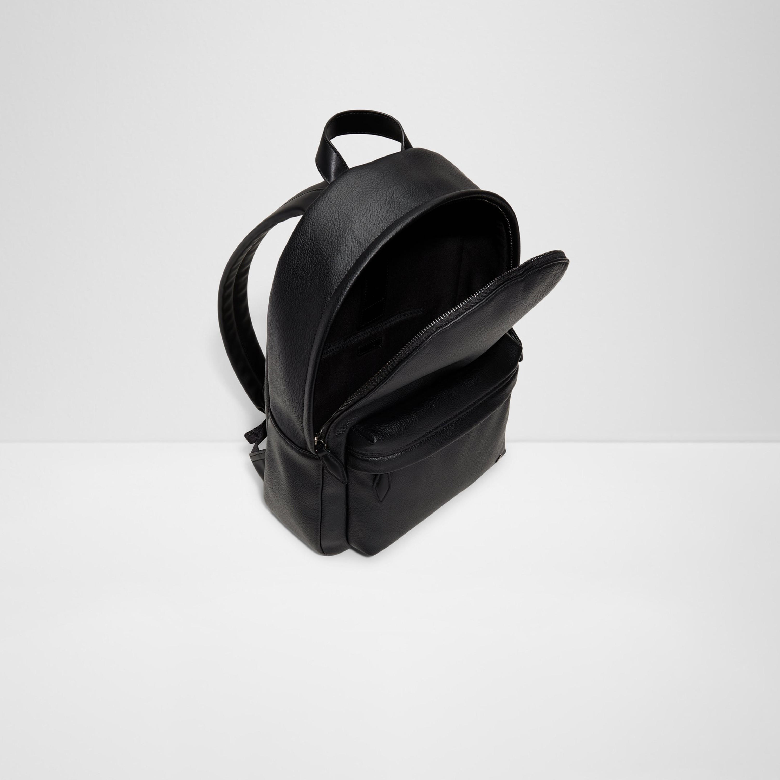 ألدو- شنطة ظهر ماثو سادة بمقبض علوي مع سحاب للإغلاق وحزام قابل للتعديل-travel-luggagesandbags-backpacks-image-4