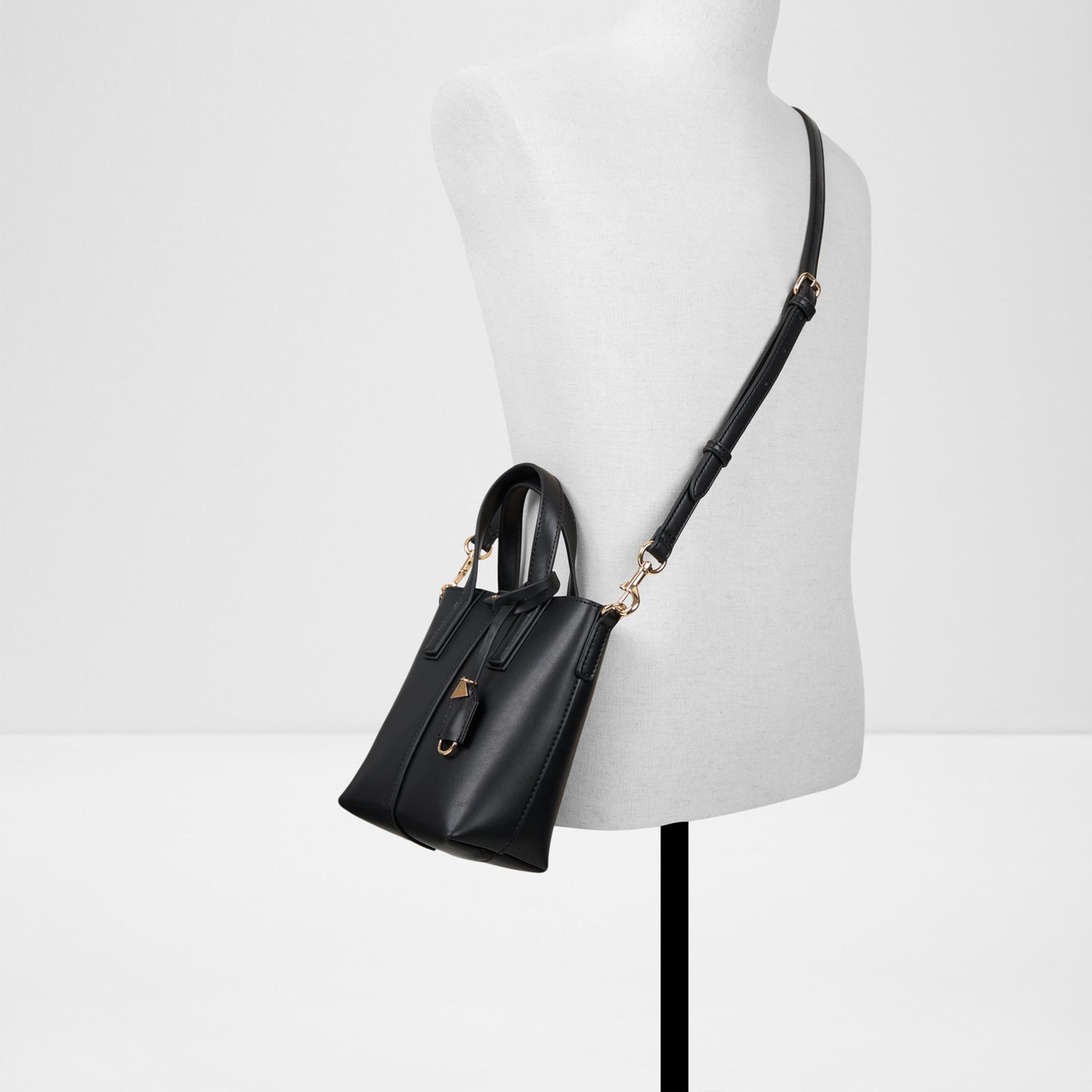 Aldo Amelina Double Handle Satchel Bag with Magnetic Closure and Detachable Strap-women-bagsandwallets-handbags-image-4