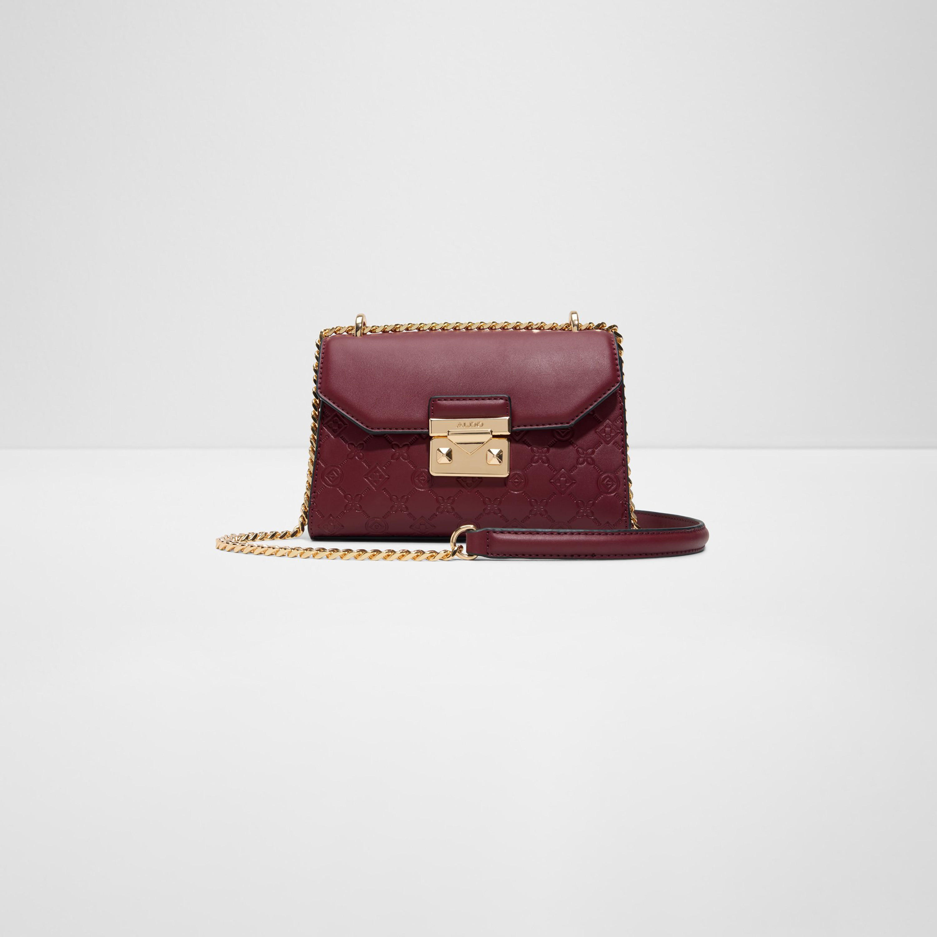 ألدو- شنطة كروس  كريلال مونوغرام مزودة بقفل وحزام سلسلة-women-bagsandwallets-handbags-image-1