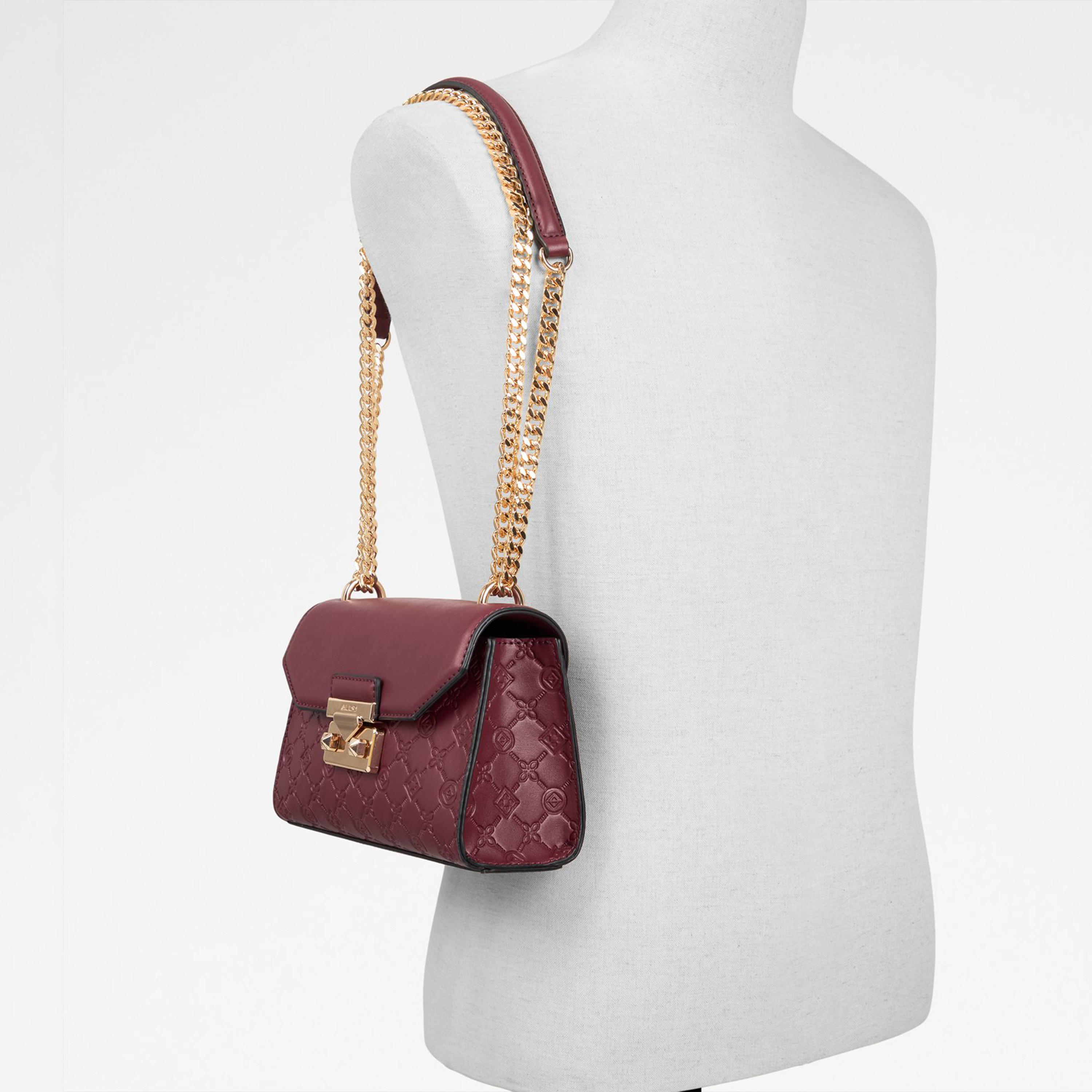 ألدو- شنطة كروس  كريلال مونوغرام مزودة بقفل وحزام سلسلة-women-bagsandwallets-handbags-image-5