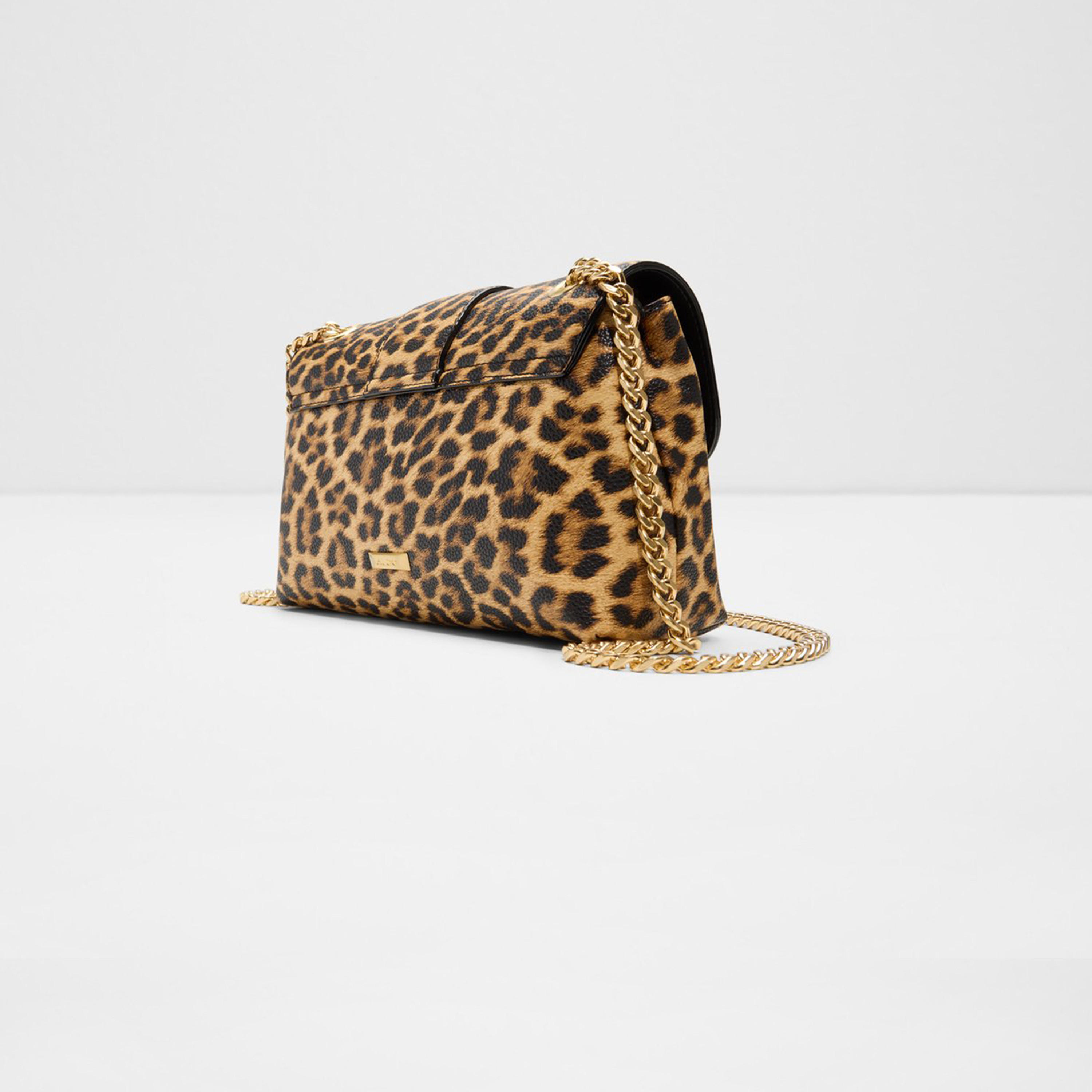 Aldo Ccharlicarry Animal Print Crossbody Bag with Flap Closure and Chain Strap-women-bagsandwallets-handbags-image-2