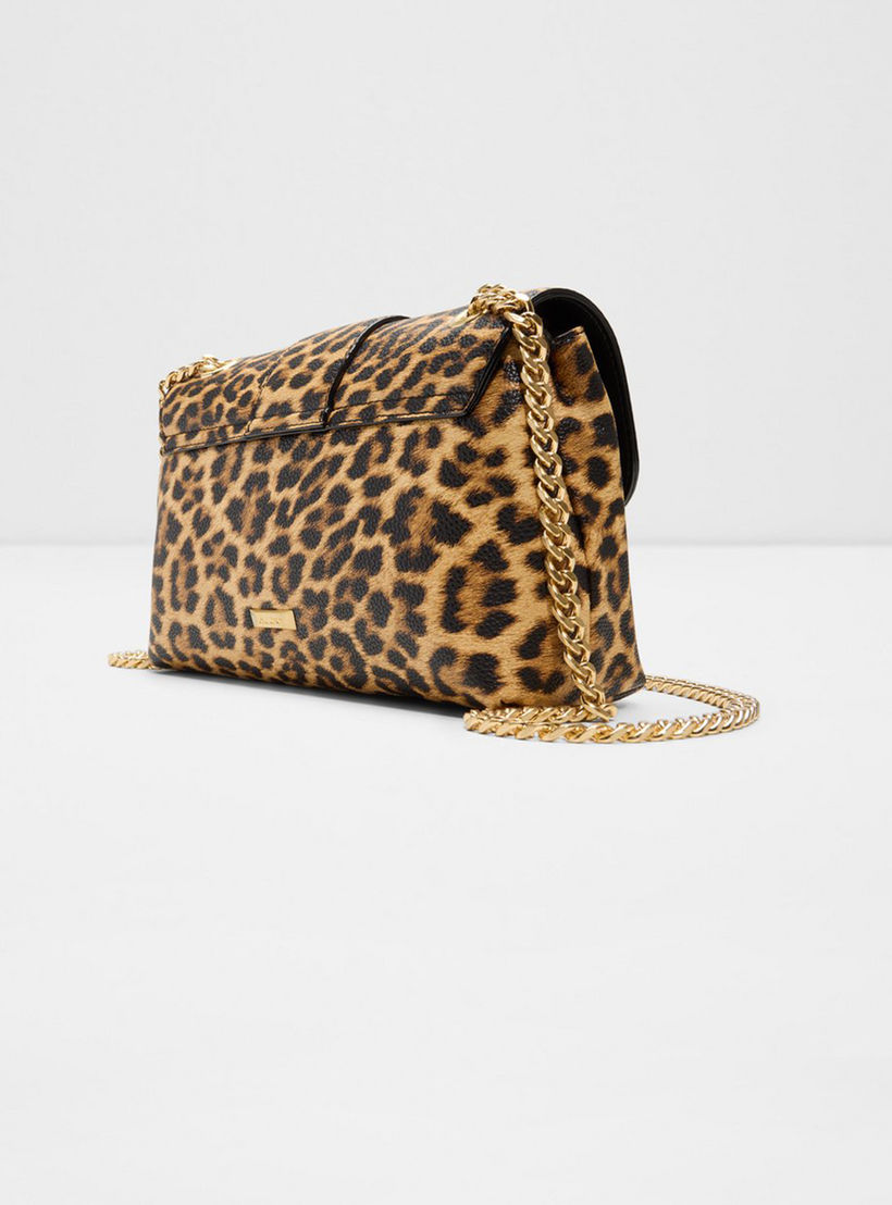 Aldo Ccharlicarry Animal Print Crossbody Bag with Flap Closure and Chain Strap-women-bagsandwallets-handbags-image-2
