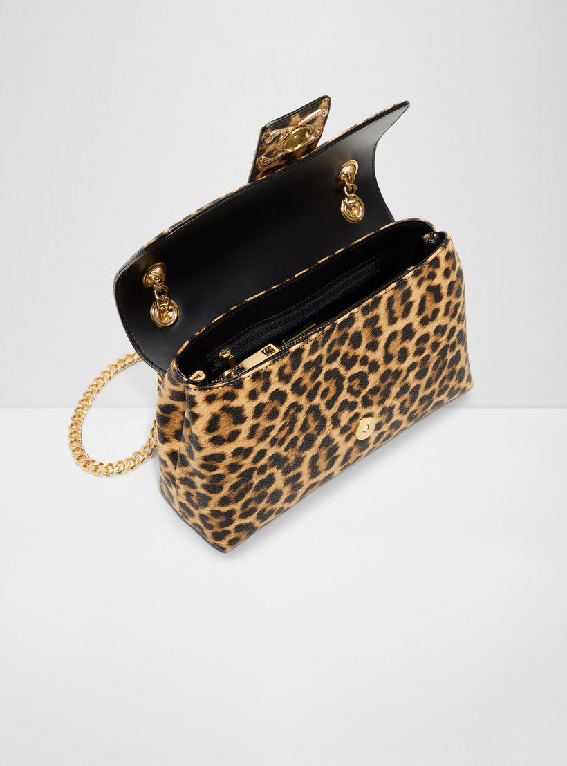 Aldo Ccharlicarry Animal Print Crossbody Bag with Flap Closure and Chain Strap-women-bagsandwallets-handbags-image-3