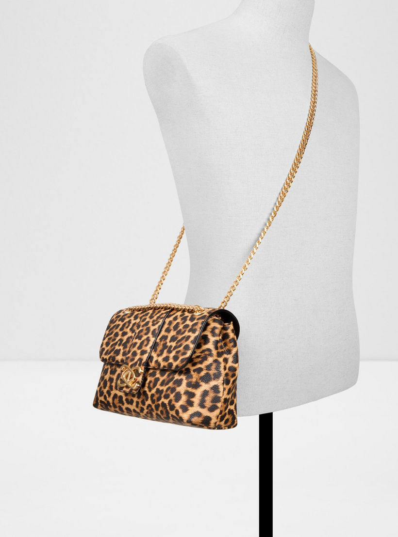 Aldo Ccharlicarry Animal Print Crossbody Bag with Flap Closure and Chain Strap-women-bagsandwallets-handbags-image-4