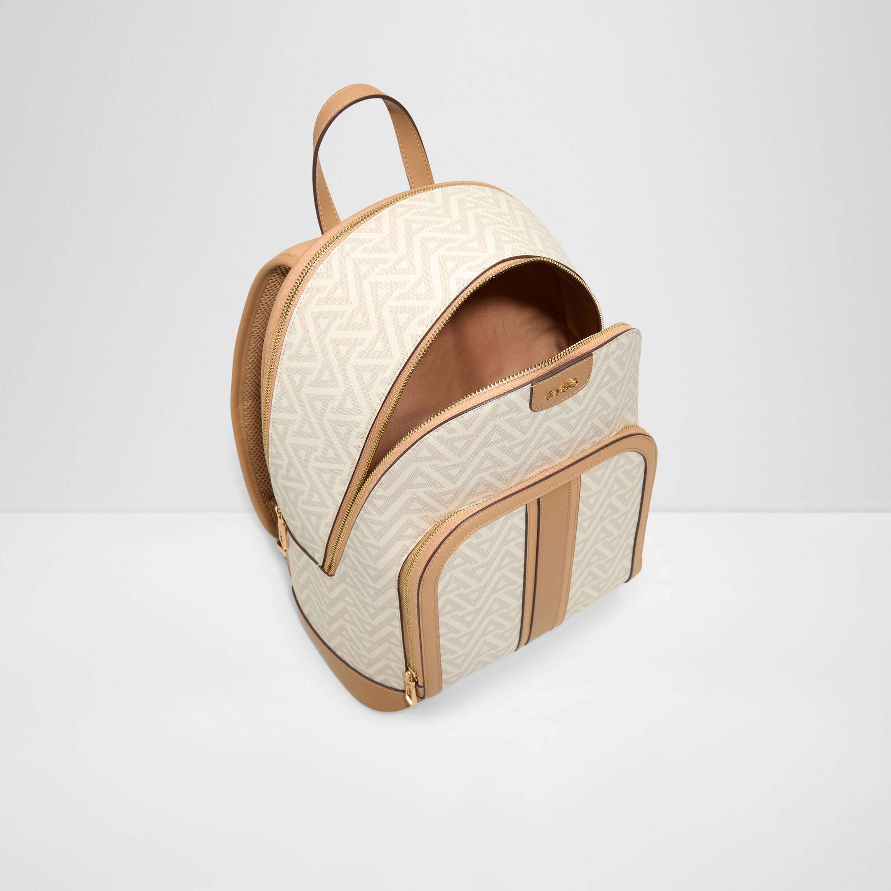 Aldo Cadoma Monogram Top Handle Backpack with Zipper and Adjustable Strap-travel-luggagesandbags-backpacks-image-3