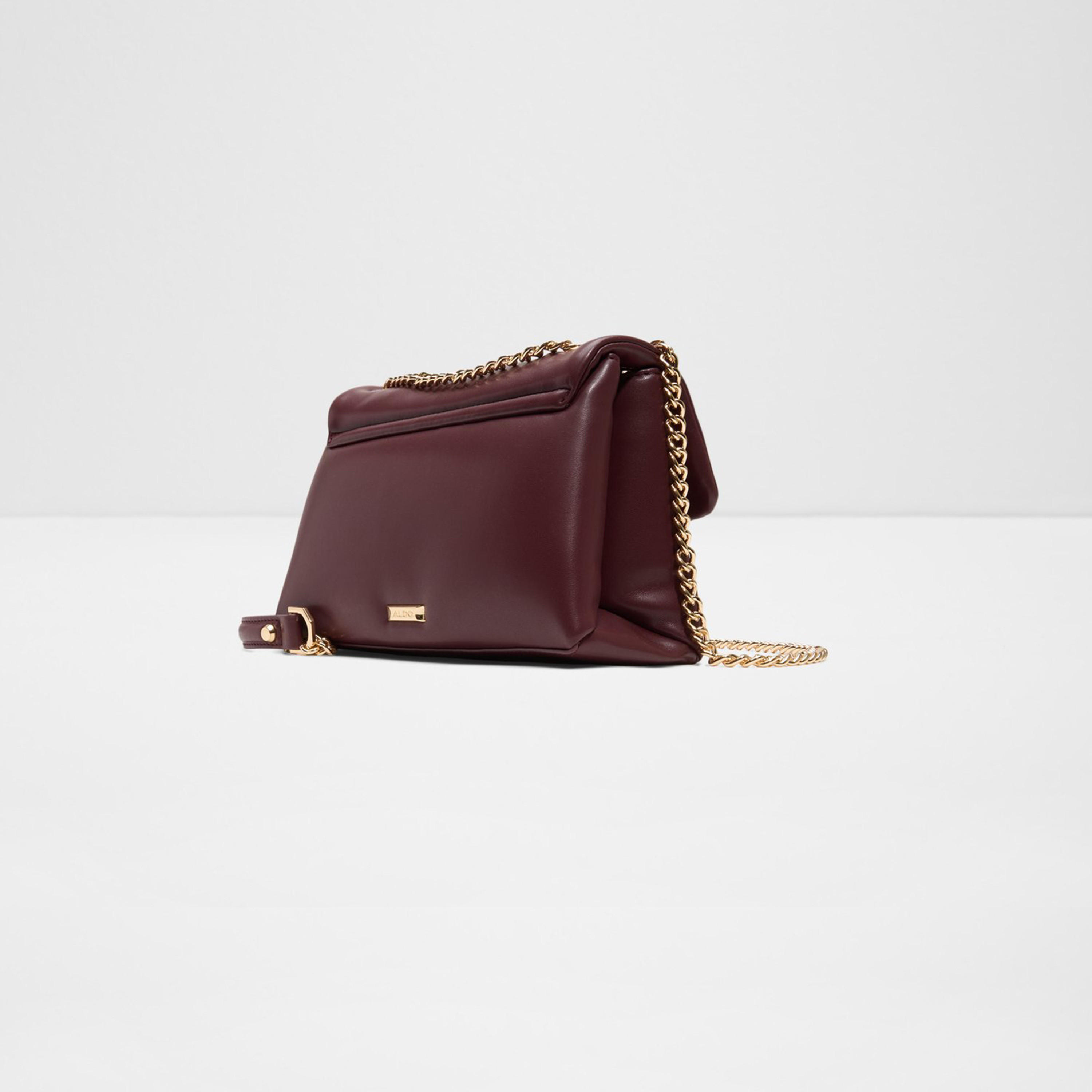 Aldo Softpuff Crossbody Bag with Flap Closure and Chain Strap-women-bagsandwallets-handbags-image-7
