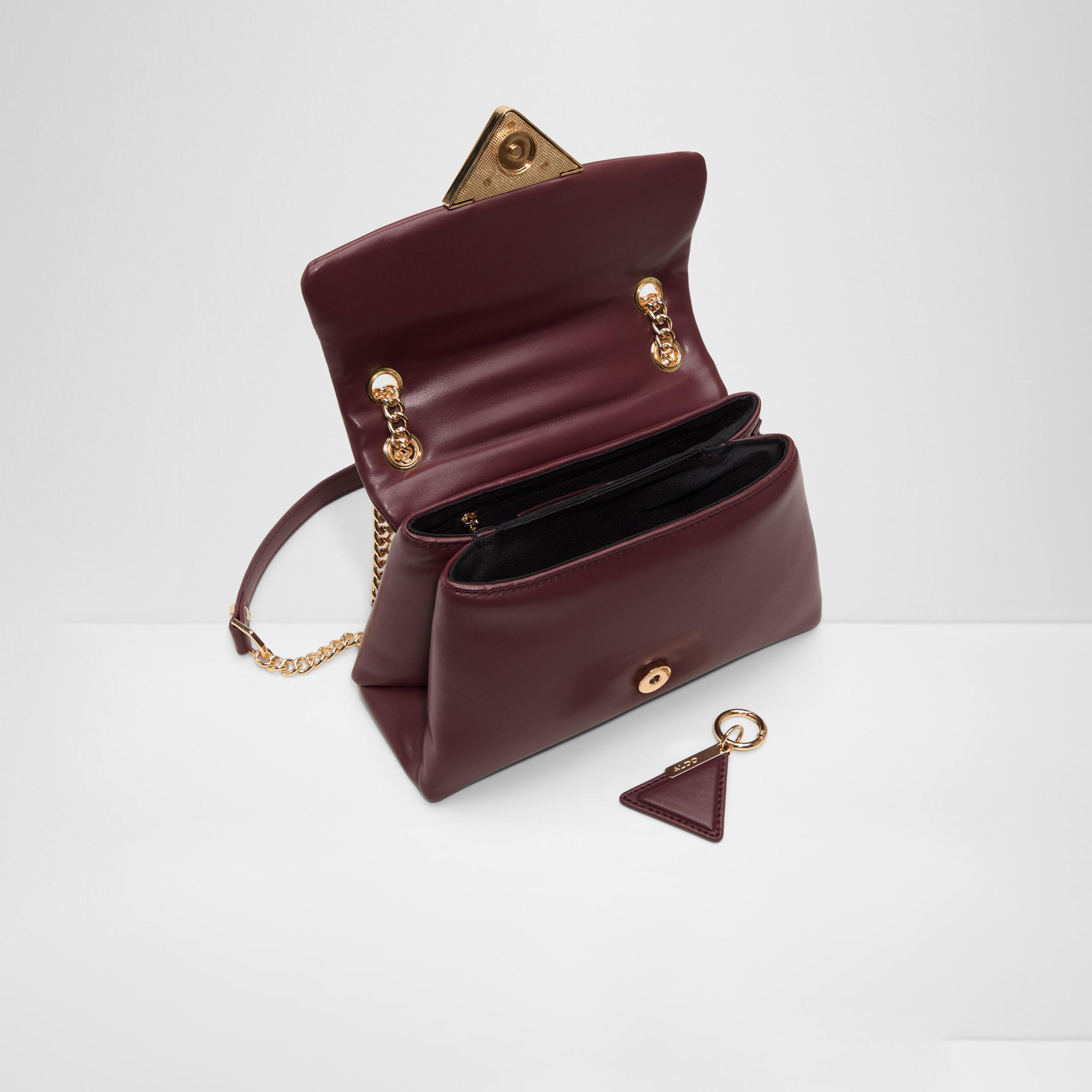 Aldo Softpuff Crossbody Bag with Flap Closure and Chain Strap-women-bagsandwallets-handbags-image-8