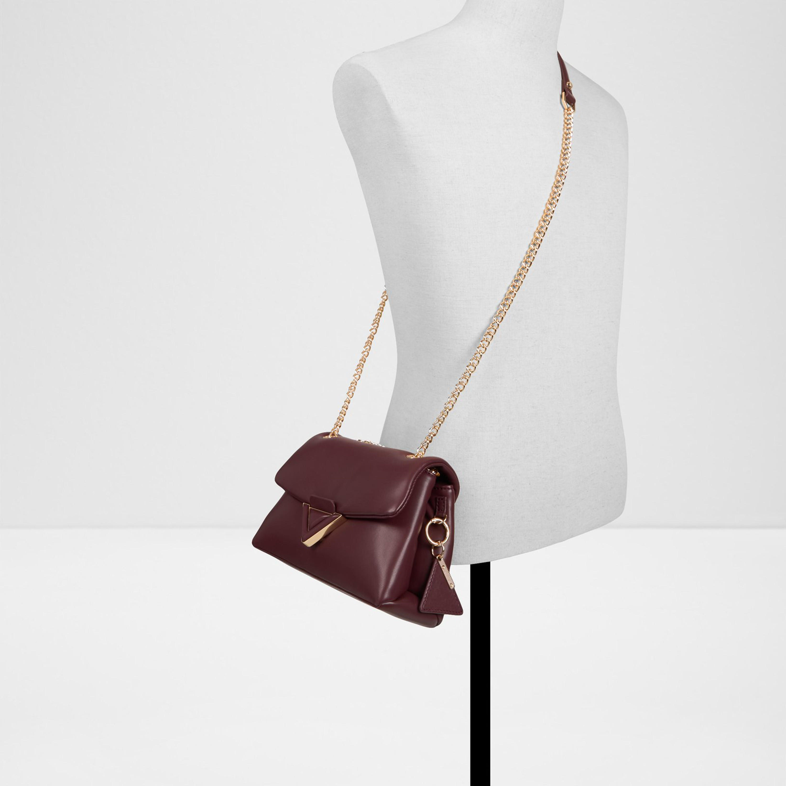Aldo Softpuff Crossbody Bag with Flap Closure and Chain Strap-women-bagsandwallets-handbags-image-9