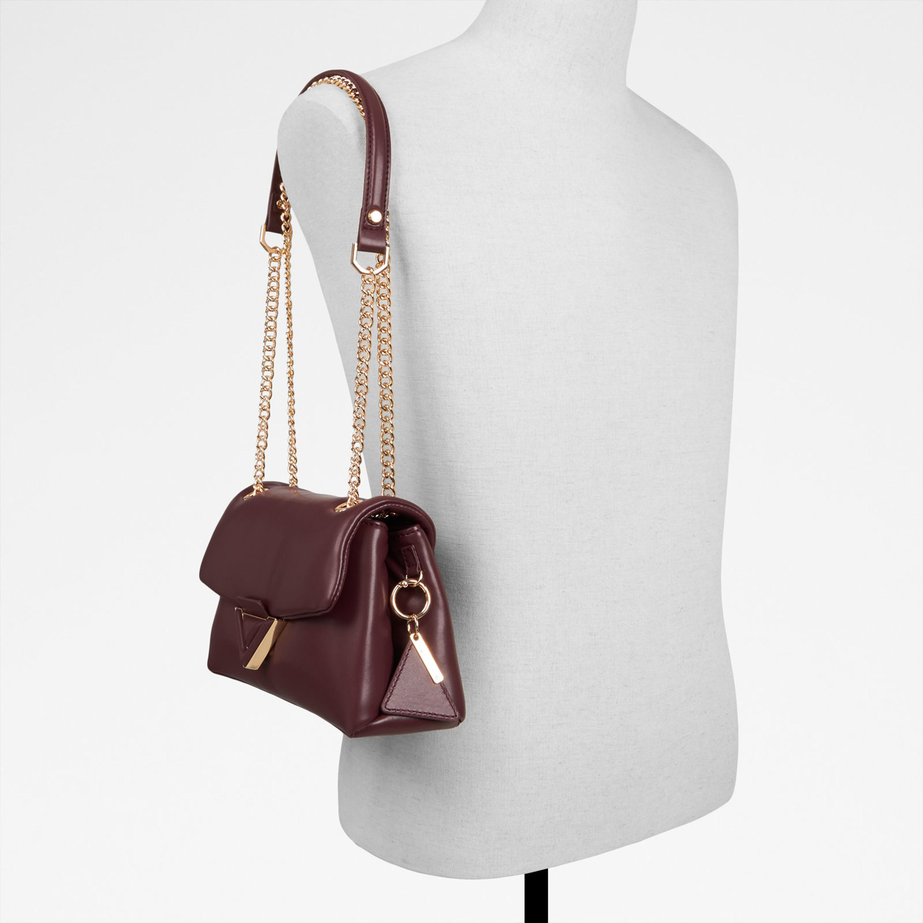 Aldo Softpuff Crossbody Bag with Flap Closure and Chain Strap-women-bagsandwallets-handbags-image-5