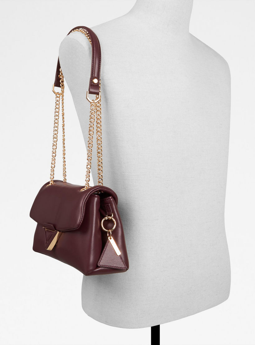 Aldo Softpuff Crossbody Bag with Flap Closure and Chain Strap-women-bagsandwallets-handbags-image-5