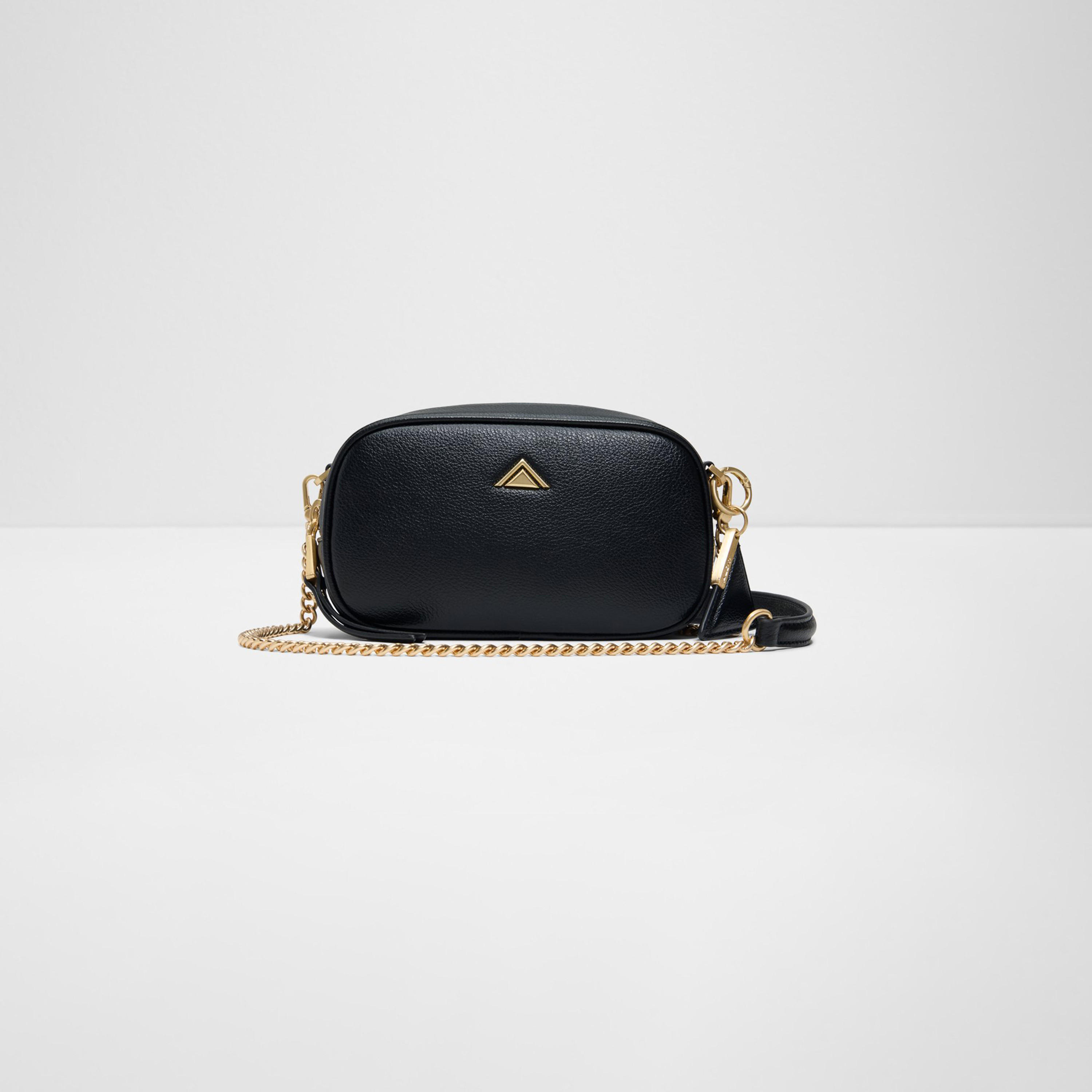 Aldo Moanah Textured Crossbody Bag with Zipper and Chain Strap-women-bagsandwallets-handbags-image-1