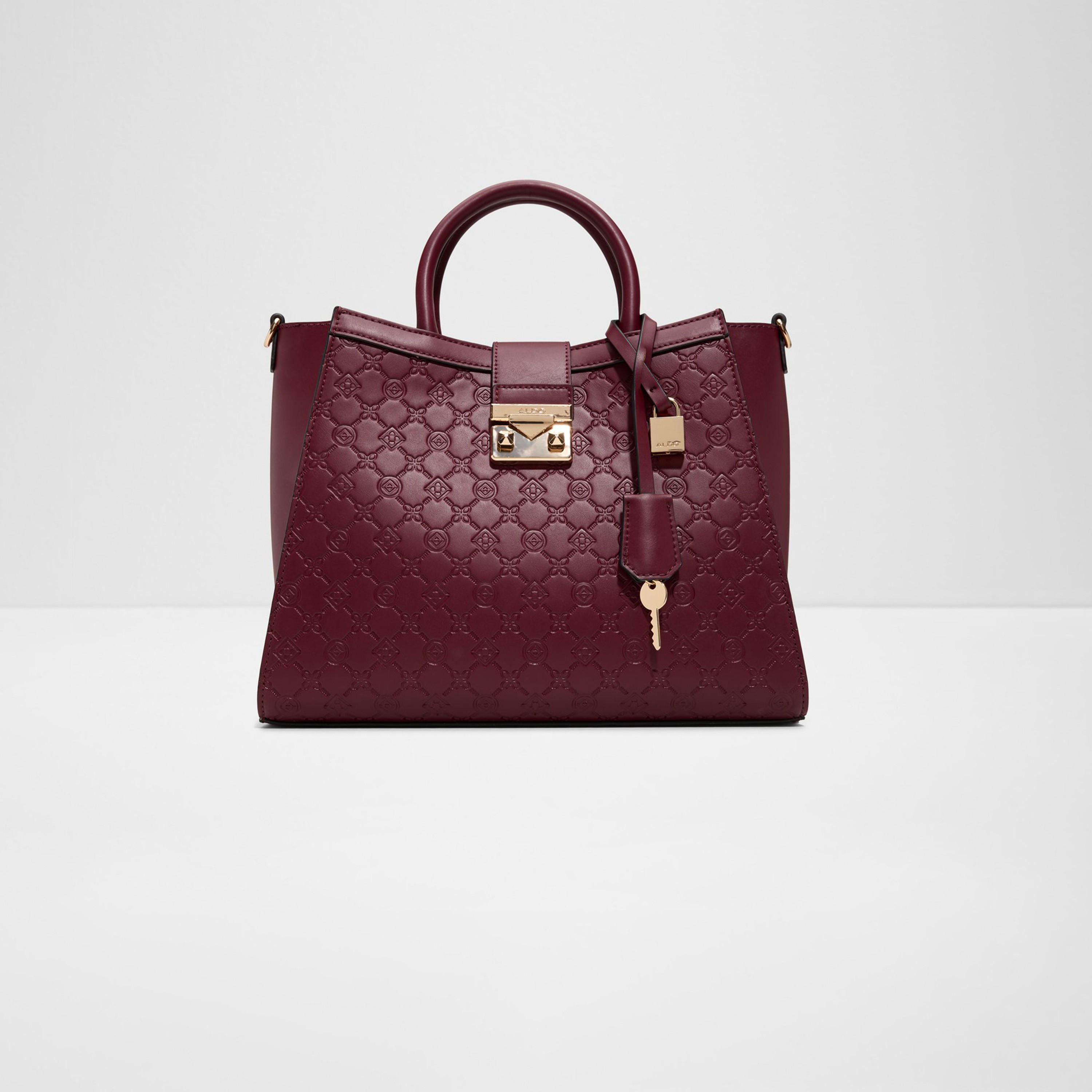 ألدو- شنطة ساتشل كريلالي بمقبض مزدوج مونوغرام مع قفل قابل للفصل وحزام قابل للفصل-women-bagsandwallets-handbags-image-1