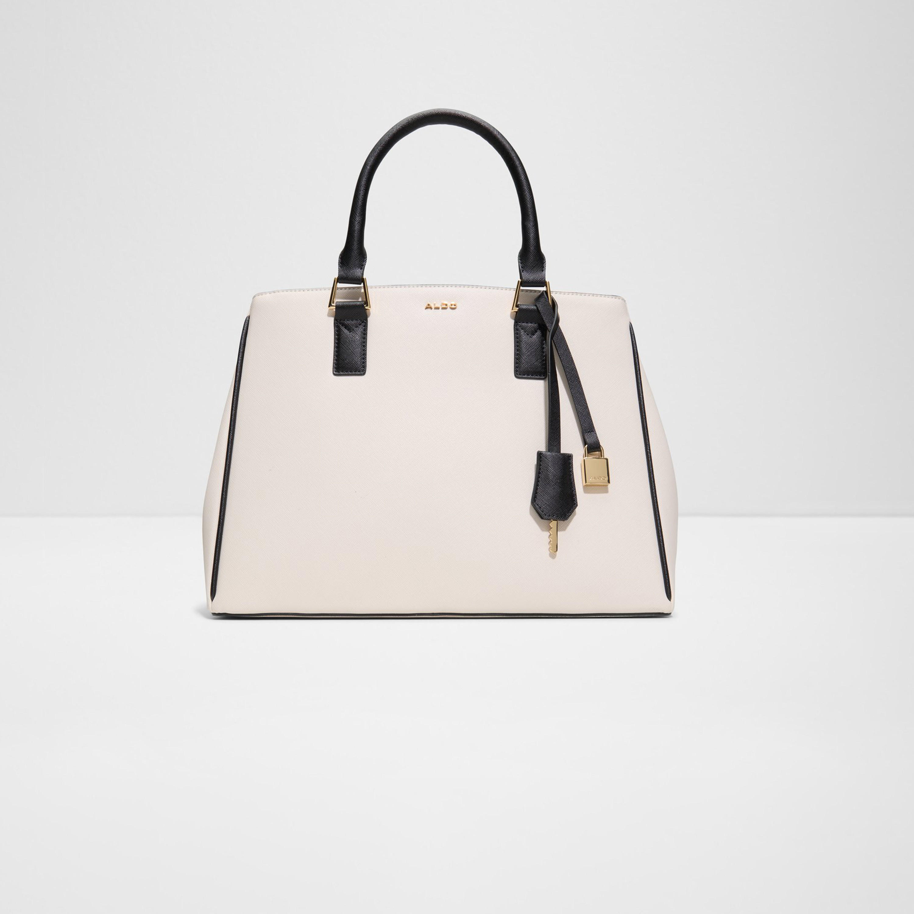 Aldo Nanever Textured Double Handle Shoulder Bag with Magnetic Closure and Detachable Strap-women-bagsandwallets-handbags-image-5