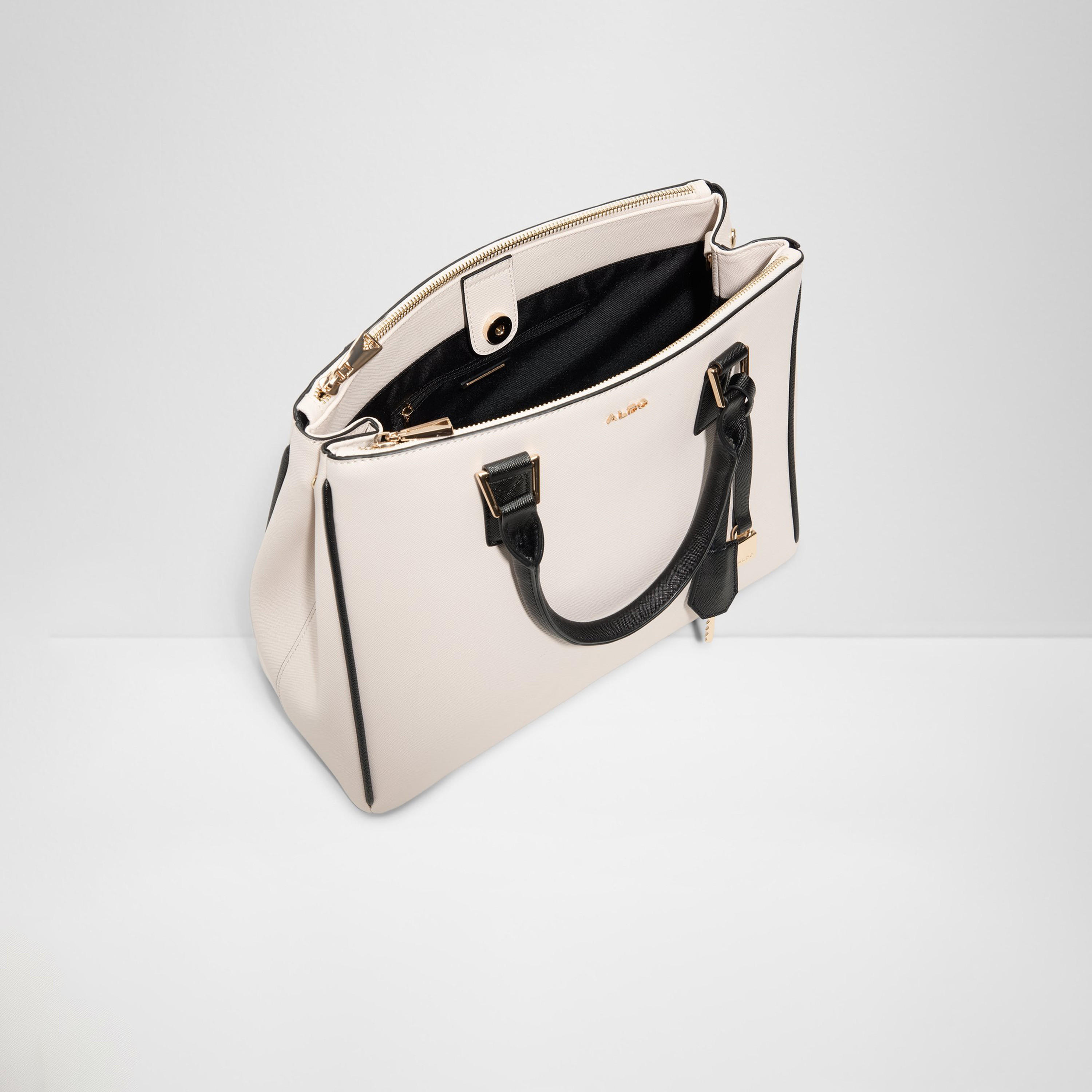 Aldo Nanever Textured Double Handle Shoulder Bag with Magnetic Closure and Detachable Strap-women-bagsandwallets-handbags-image-6
