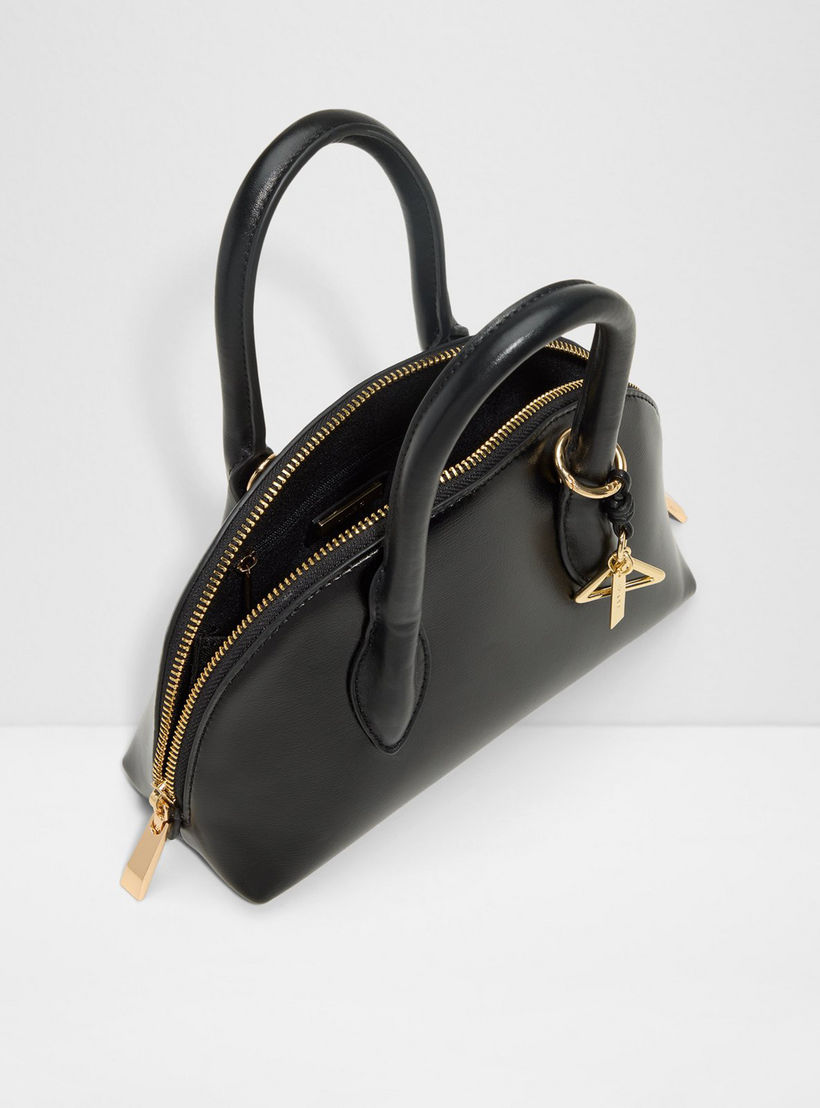 Aldo Novallie Double Handle Satchel Bag with Zipper and Detachable Strap-women-bagsandwallets-handbags-image-3