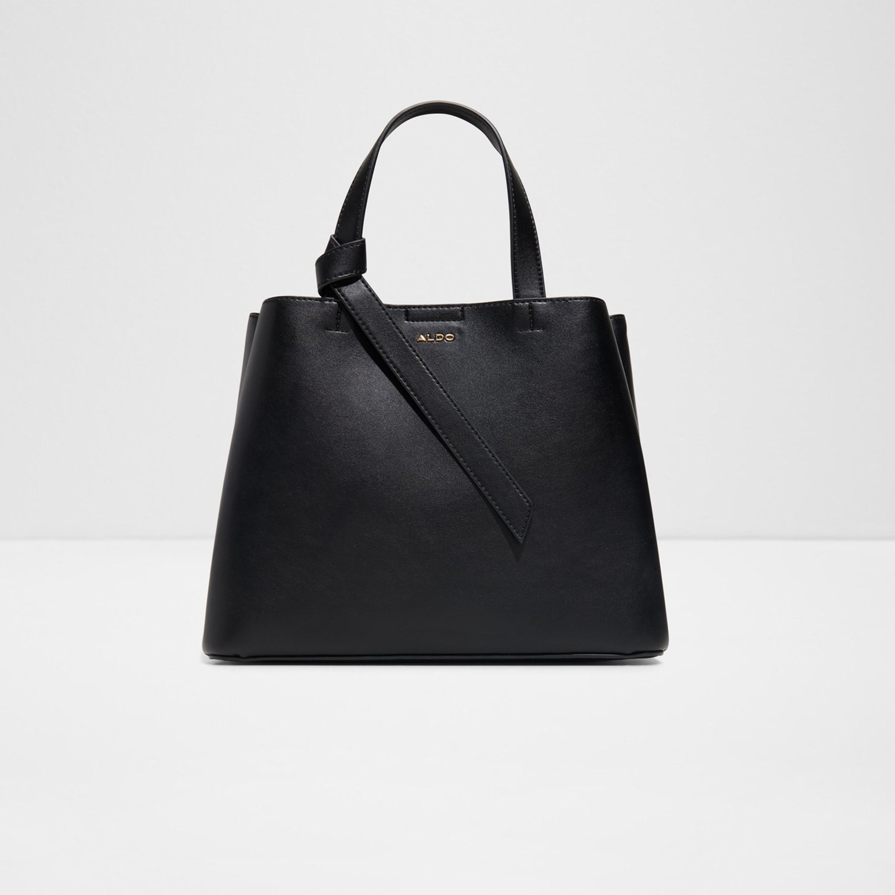 Aldo Zaria Double Handle Satchel Bag with Zipper and Detachable Strap-women-bagsandwallets-handbags-image-1
