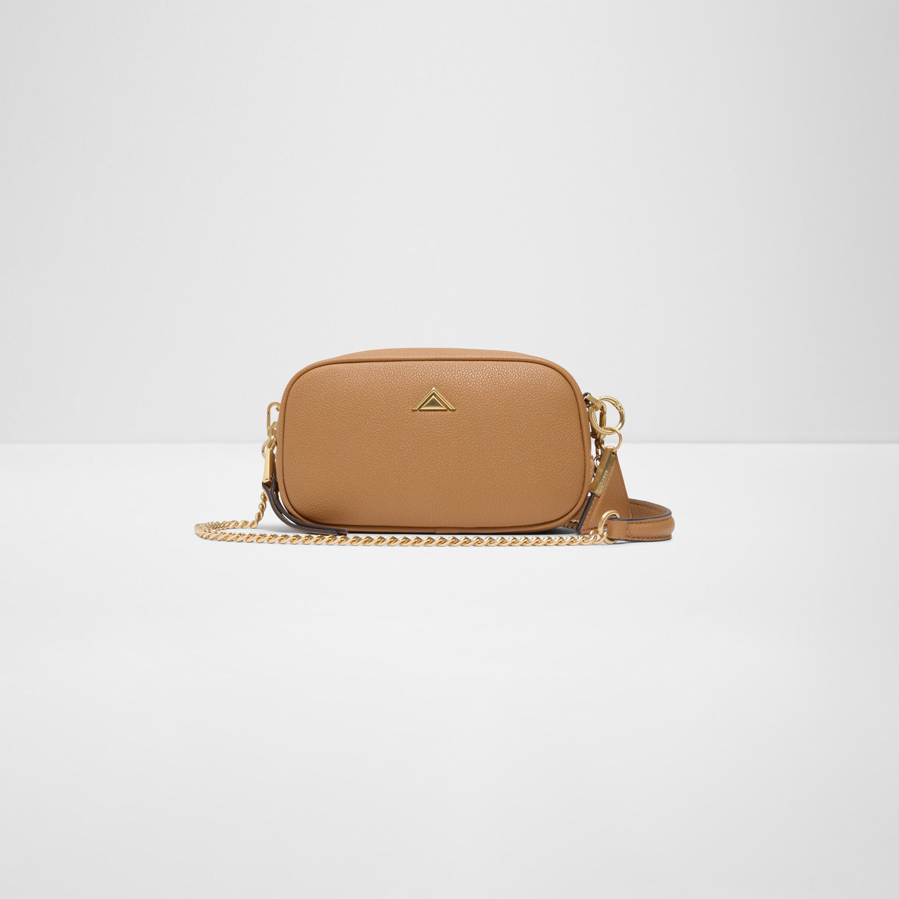 Aldo Moanah Textured Crossbody Bag with Zipper and Chain Strap-women-bagsandwallets-handbags-image-5