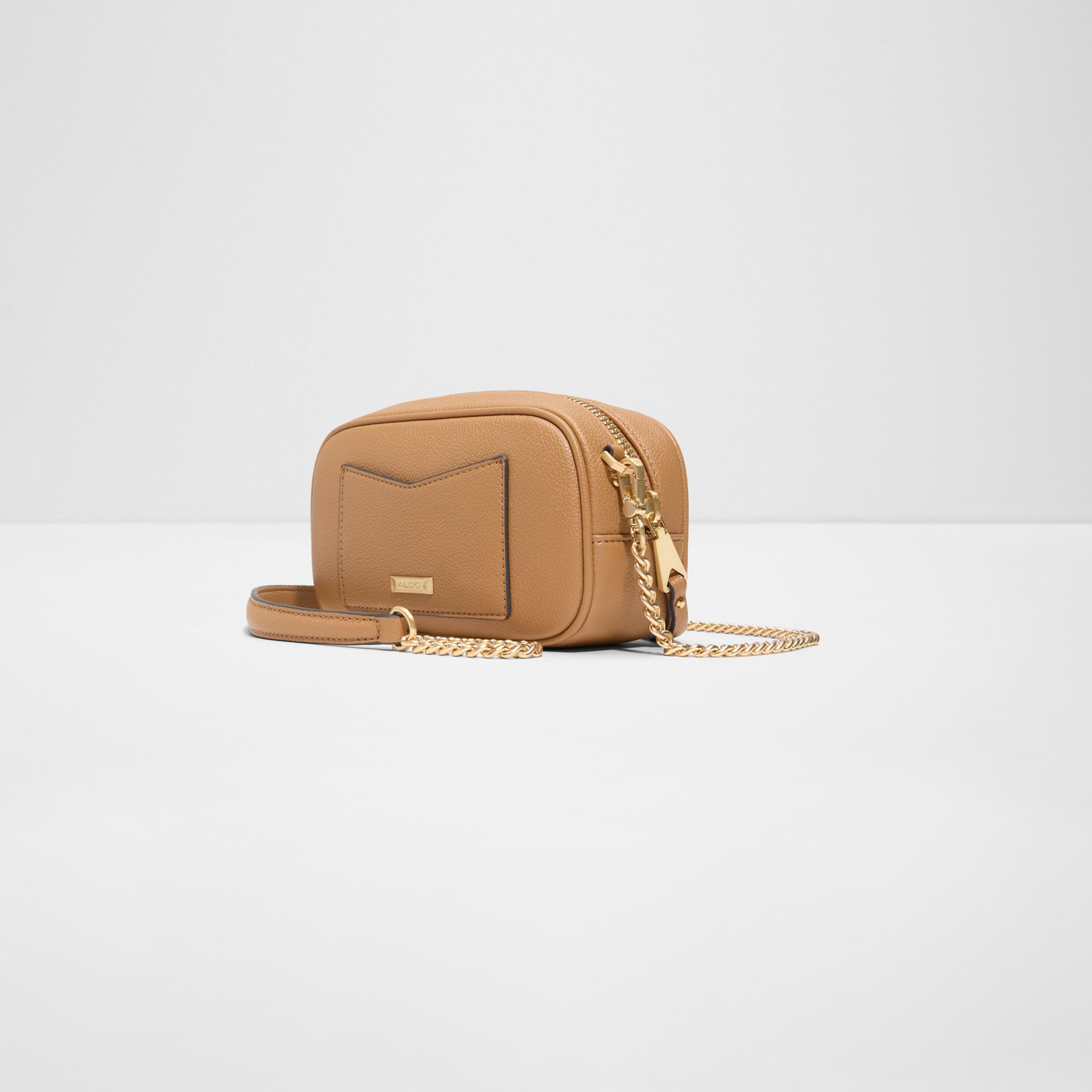 Aldo Moanah Textured Crossbody Bag with Zipper and Chain Strap-women-bagsandwallets-handbags-image-6