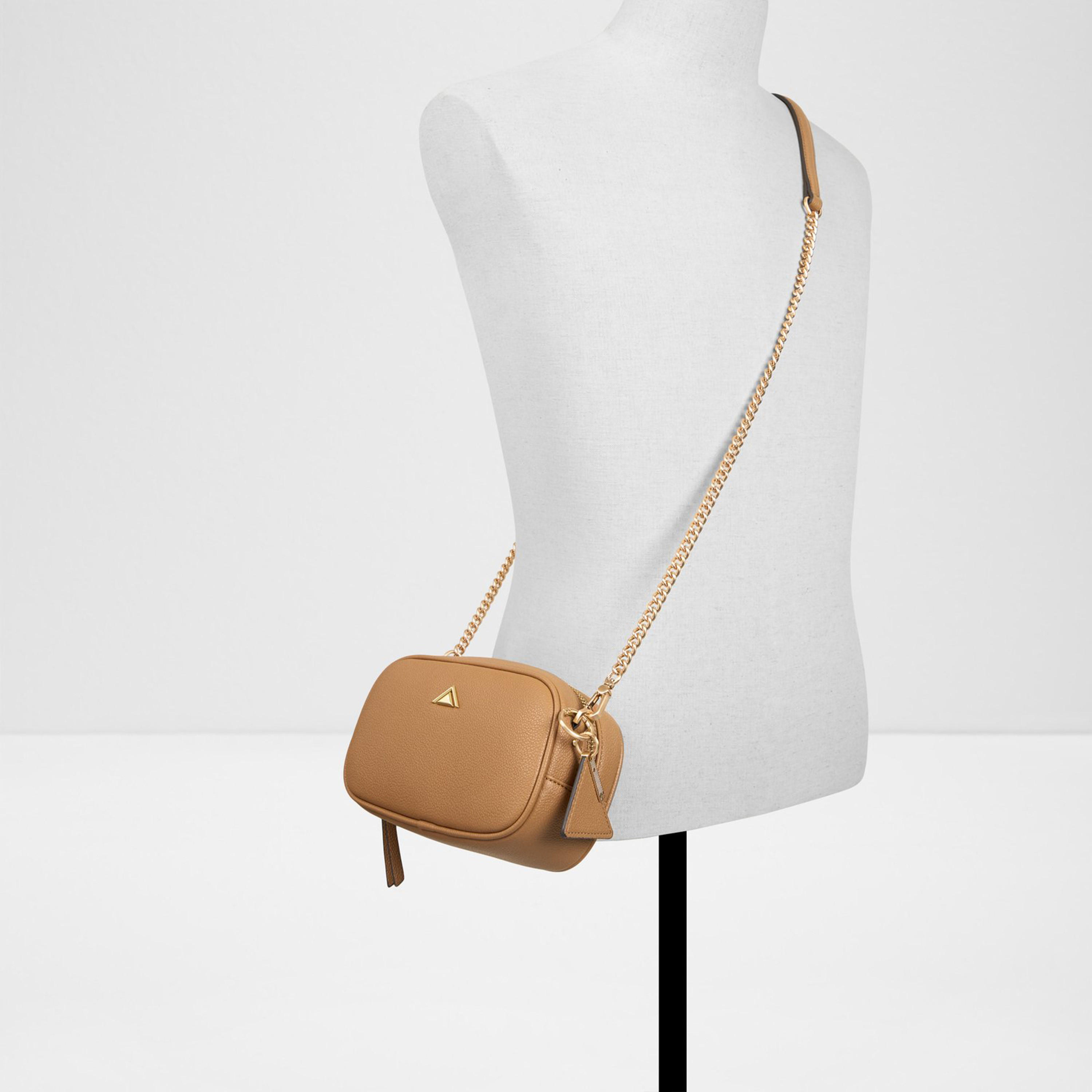 Aldo Moanah Textured Crossbody Bag with Zipper and Chain Strap-women-bagsandwallets-handbags-image-8